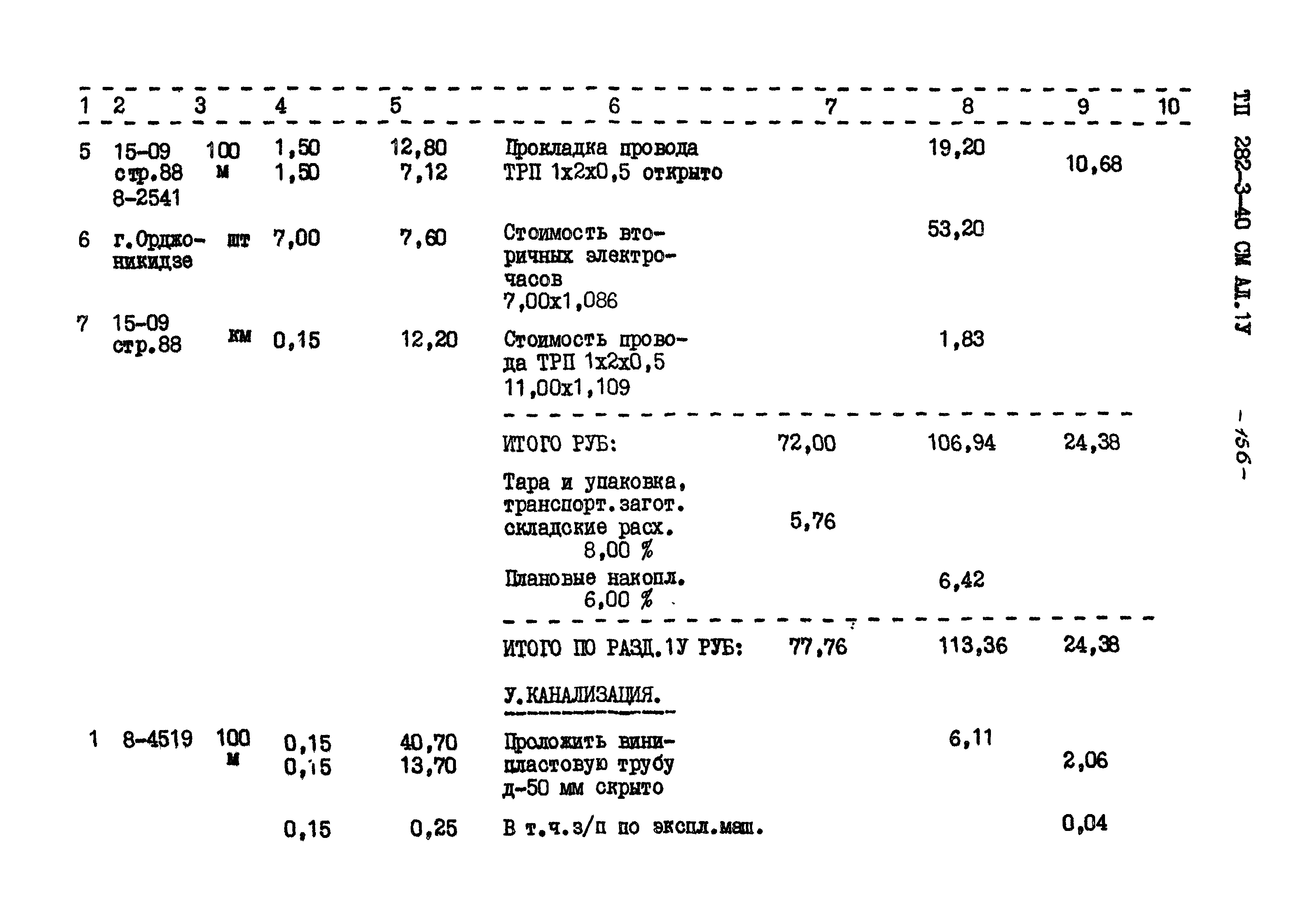 Типовой проект 282-3-40