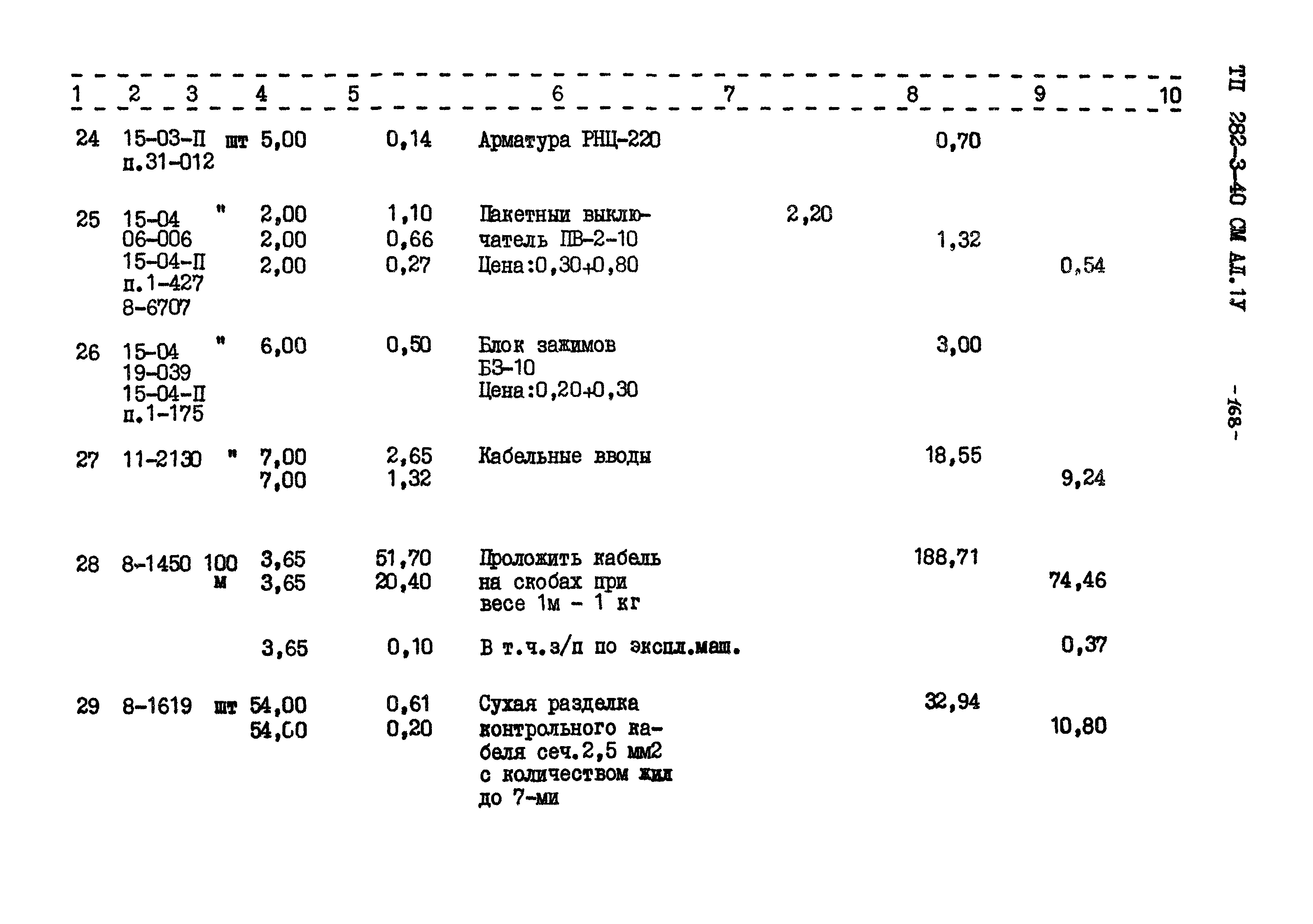 Типовой проект 282-3-40