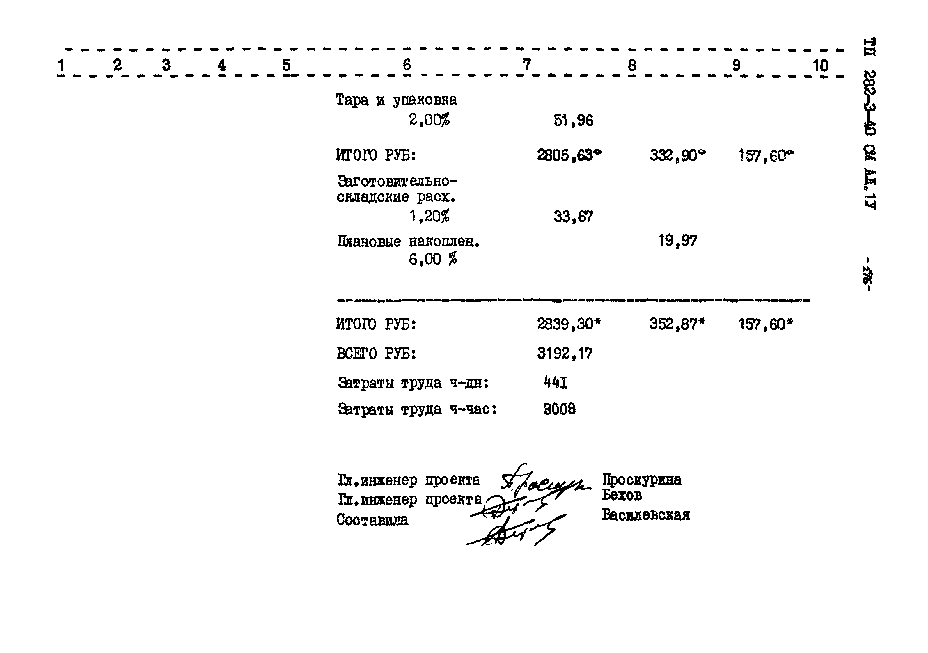 Типовой проект 282-3-40