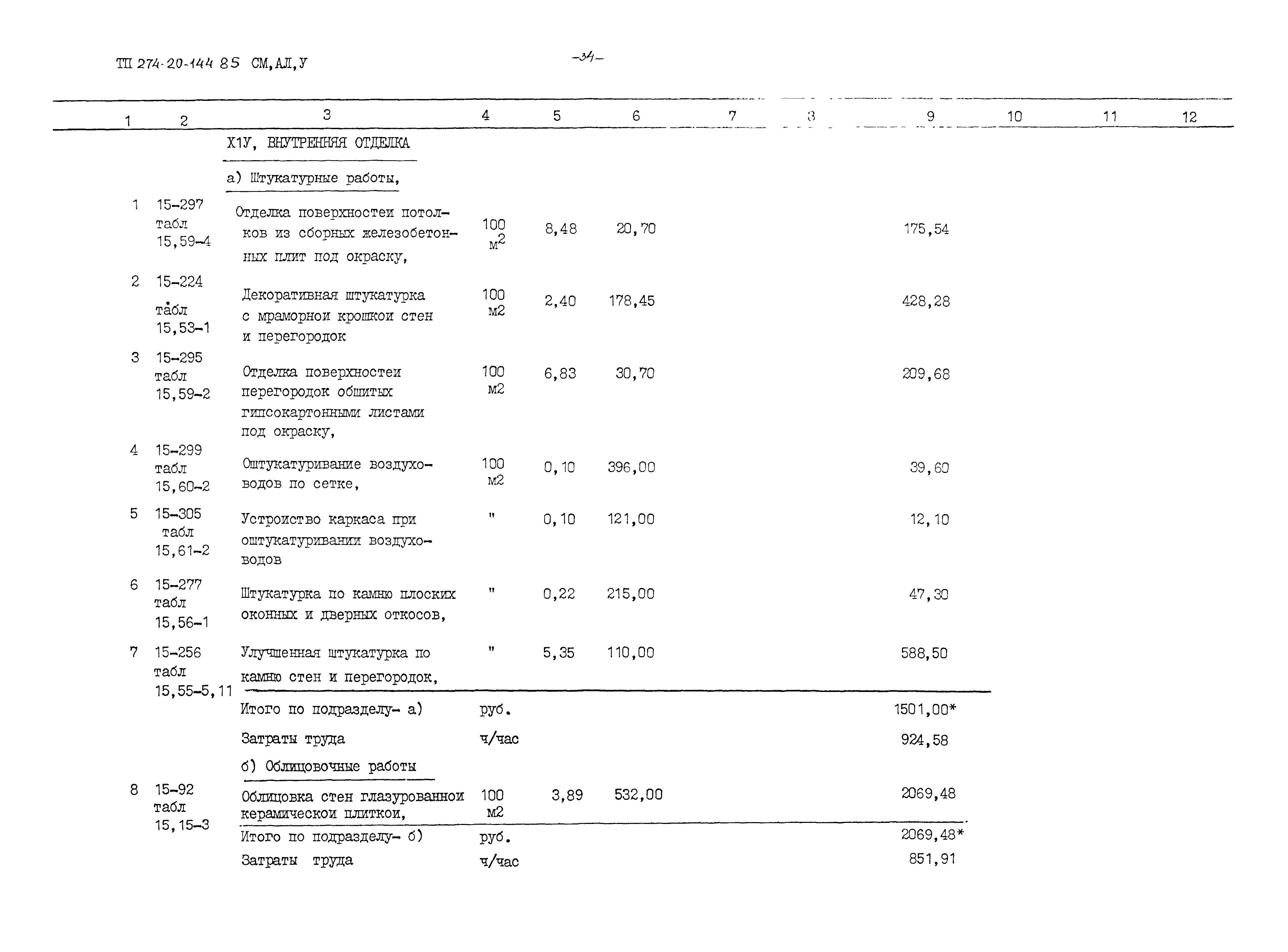 Типовой проект 274-20-144.85