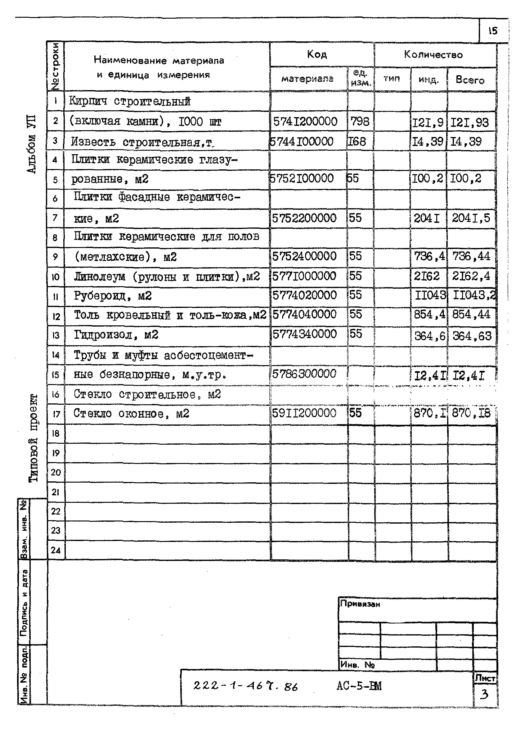 Типовой проект 222-1-467.86