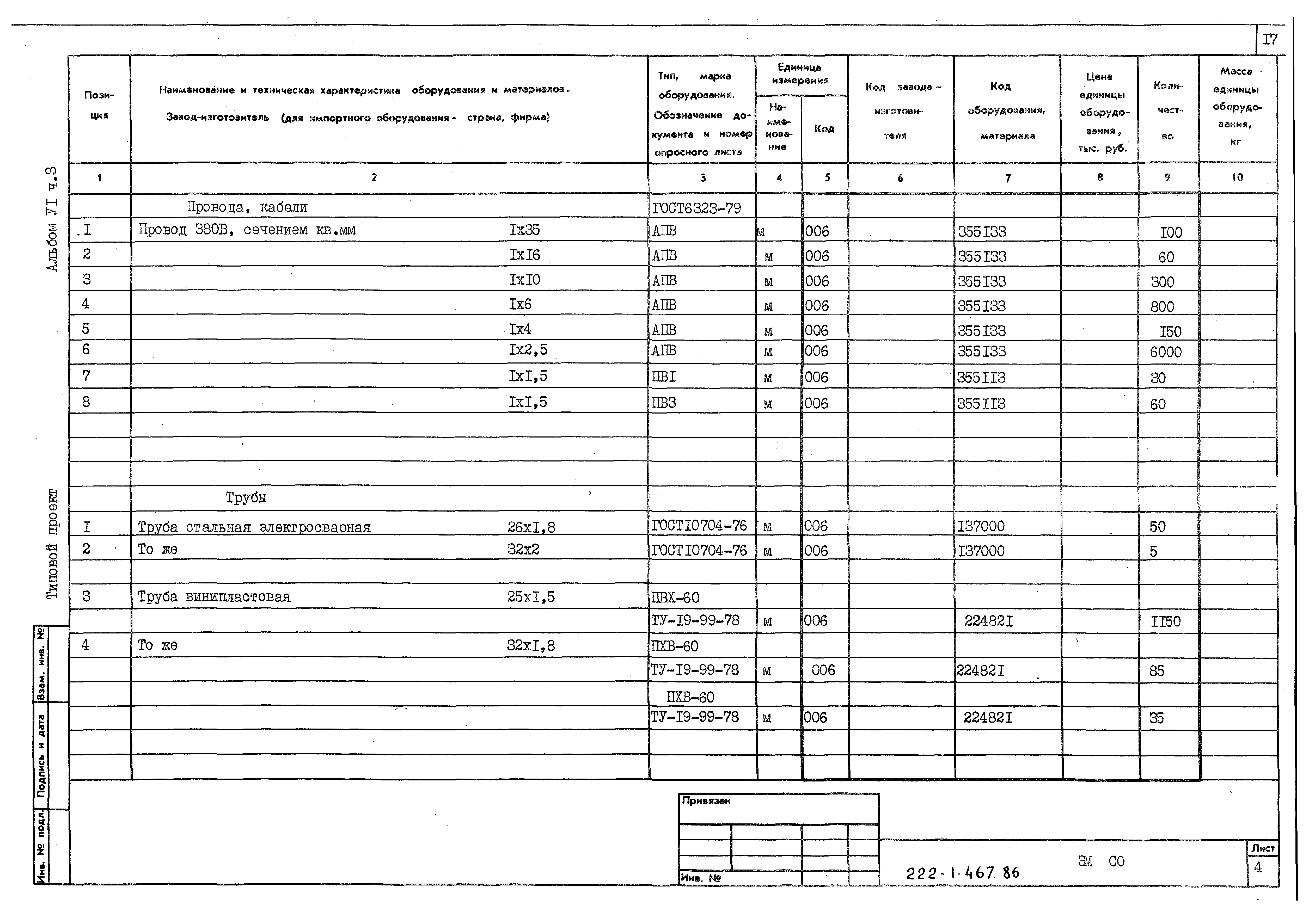 Типовой проект 222-1-467.86