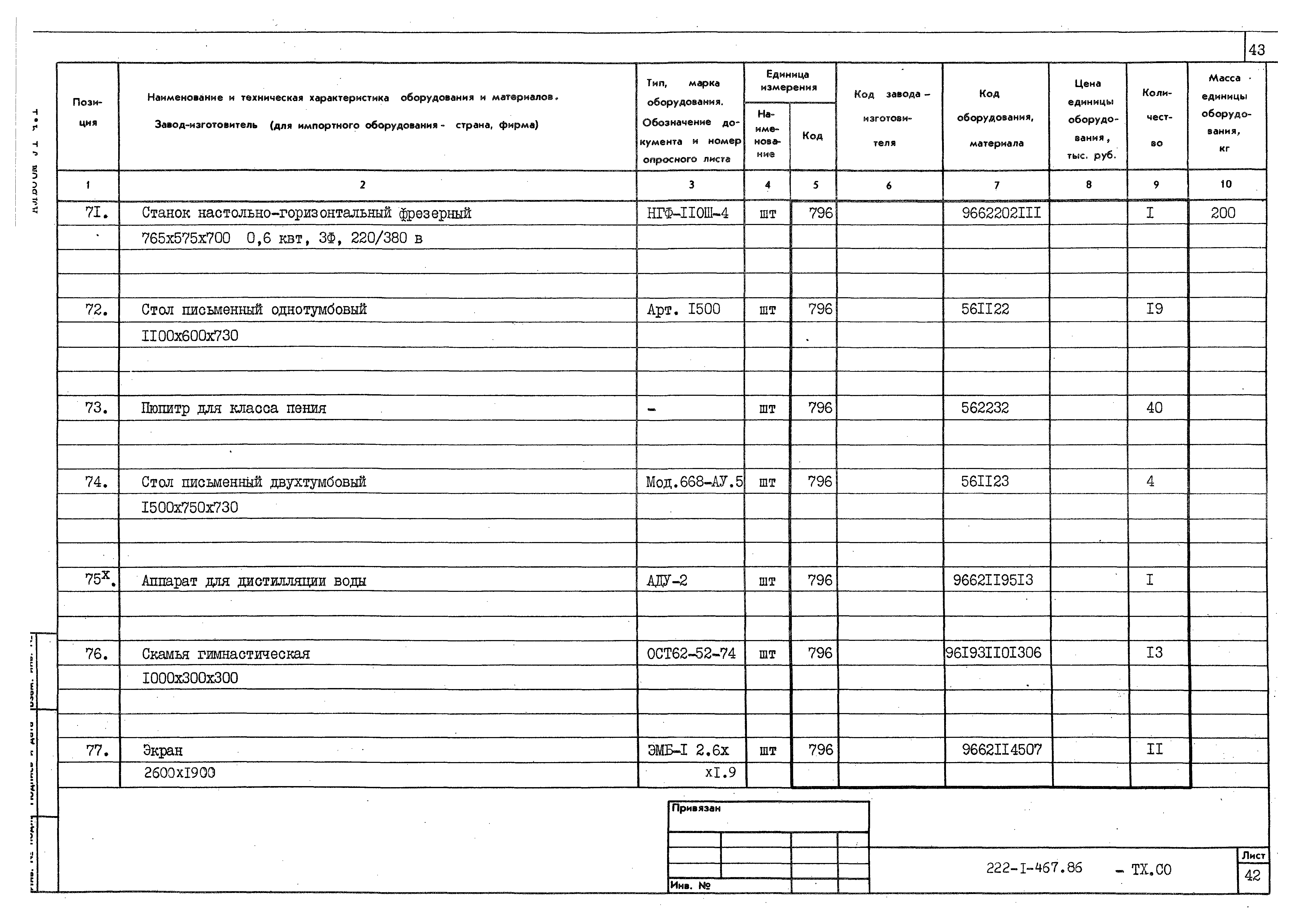 Типовой проект 222-1-467.86