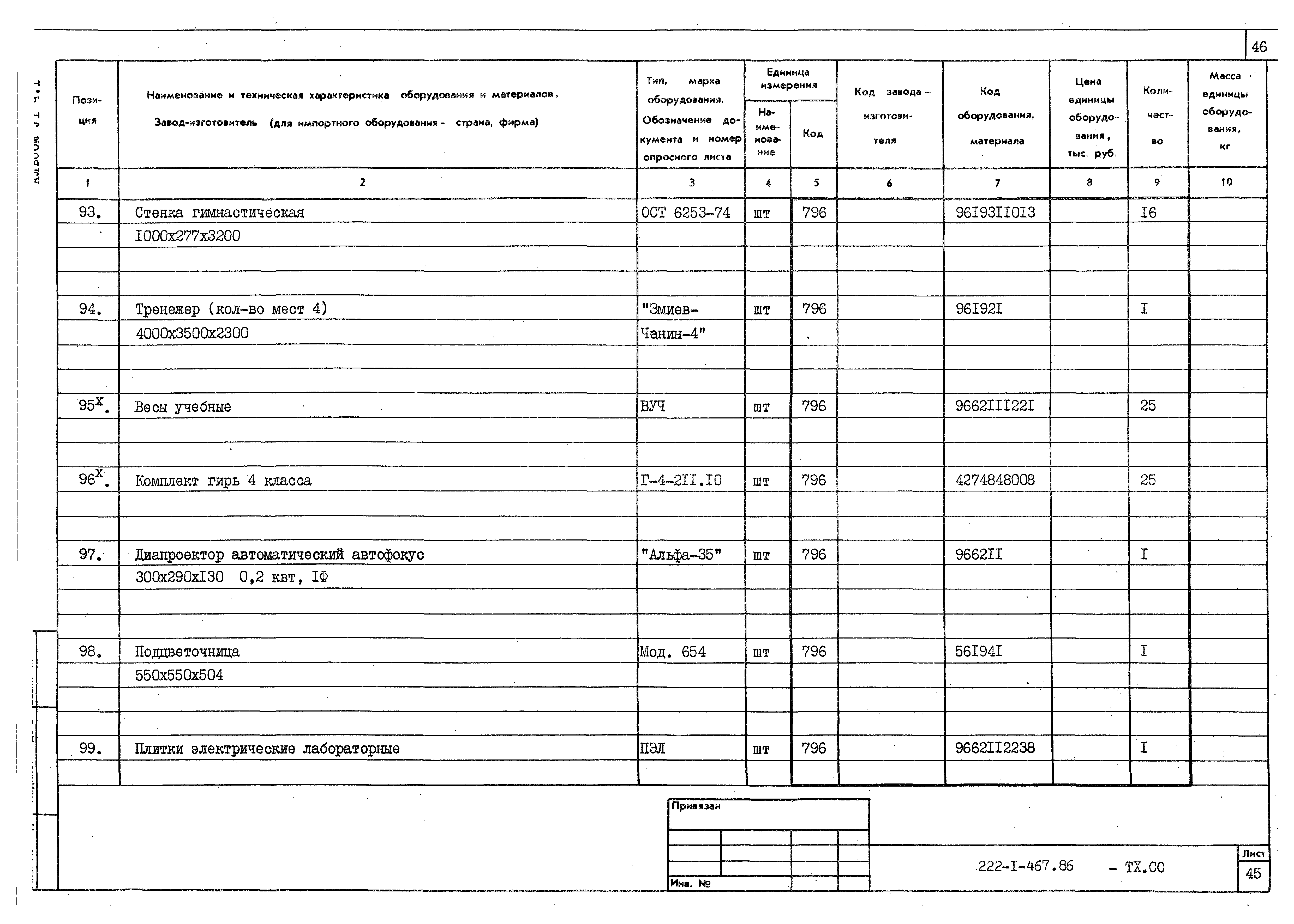 Типовой проект 222-1-467.86