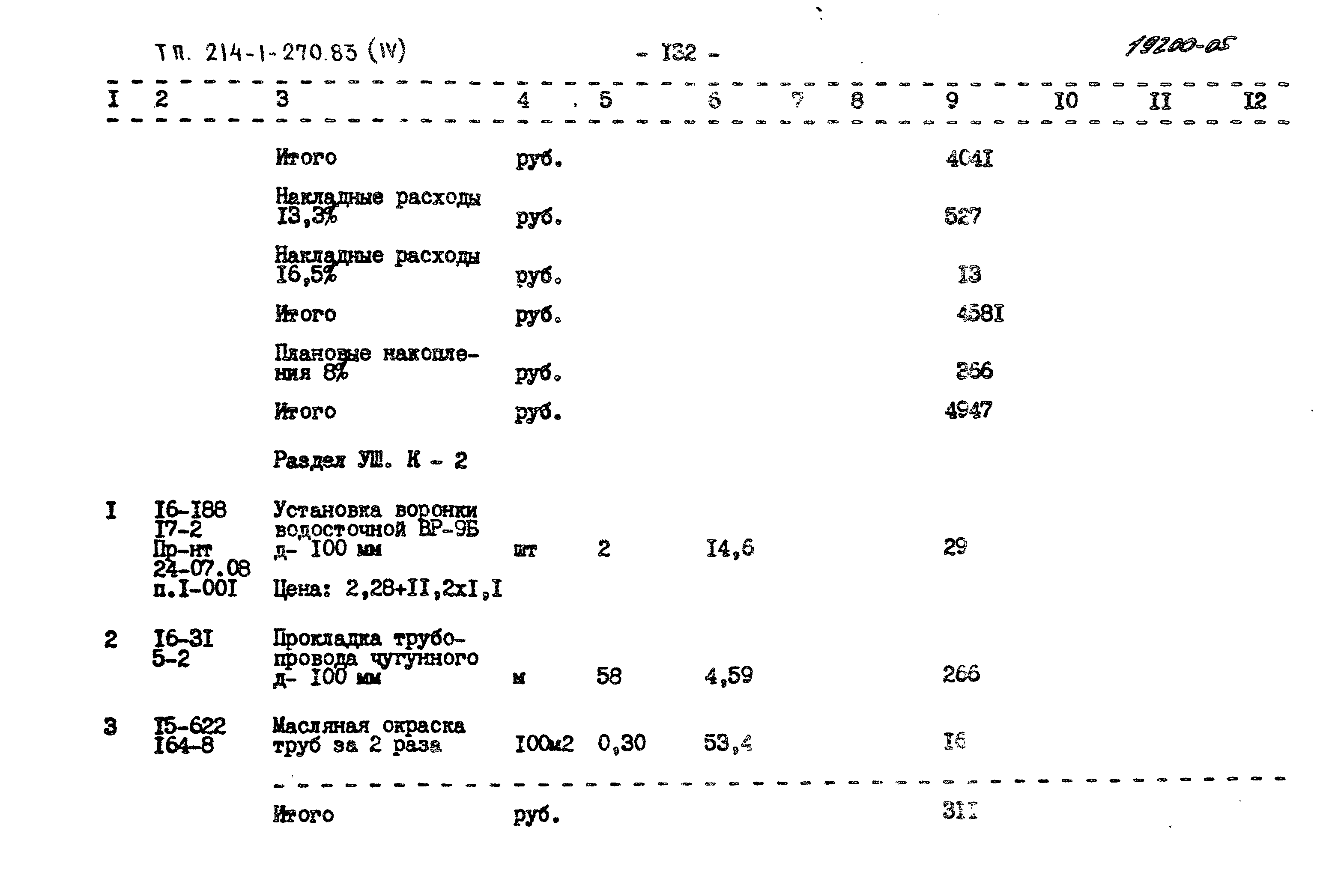 Типовой проект 214-1-270.83