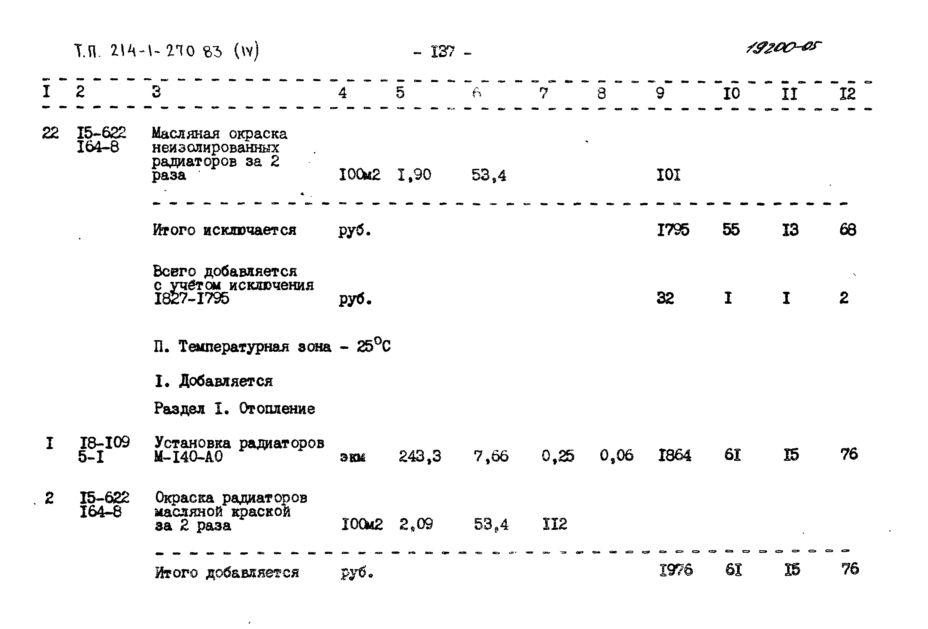 Типовой проект 214-1-270.83