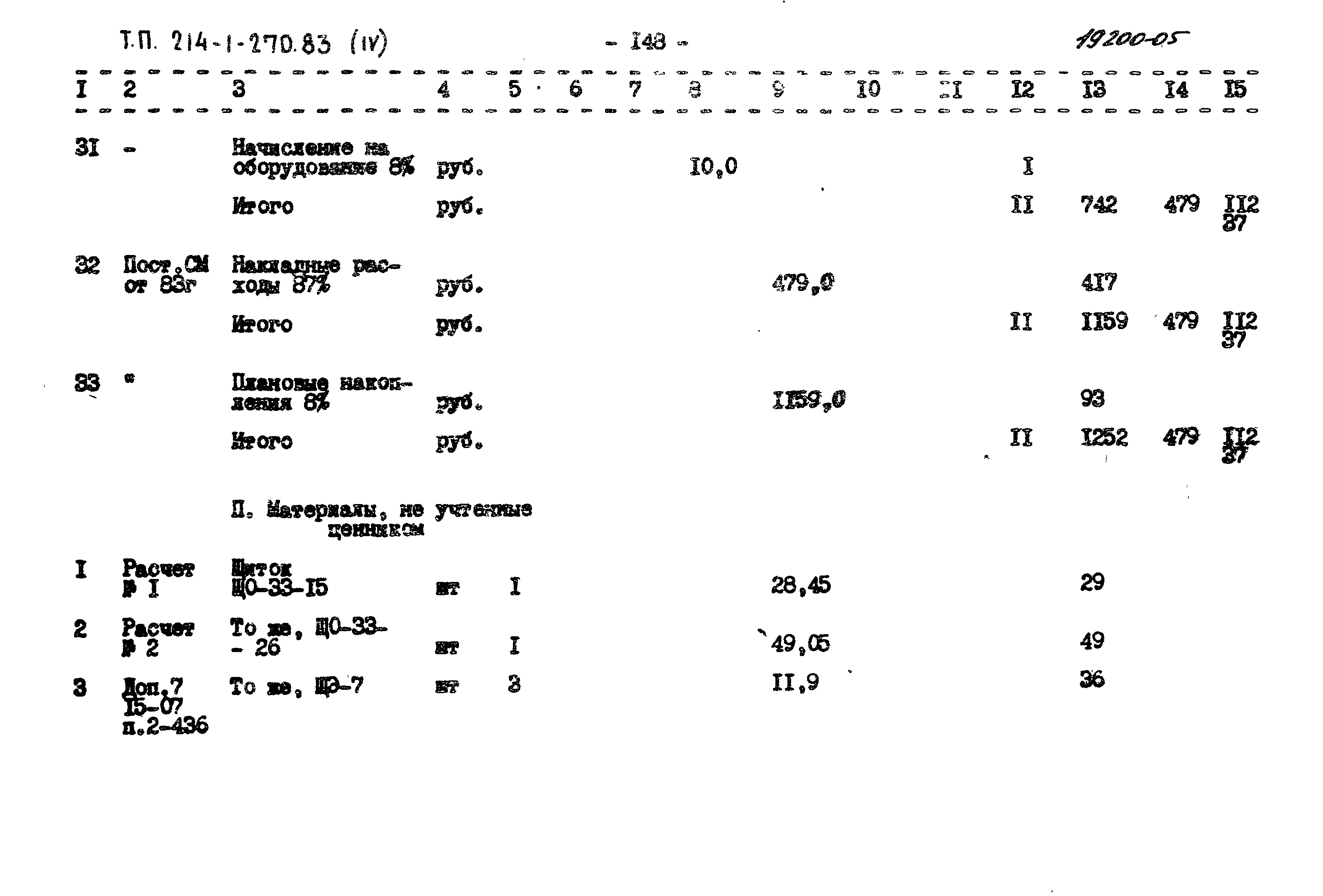 Типовой проект 214-1-270.83