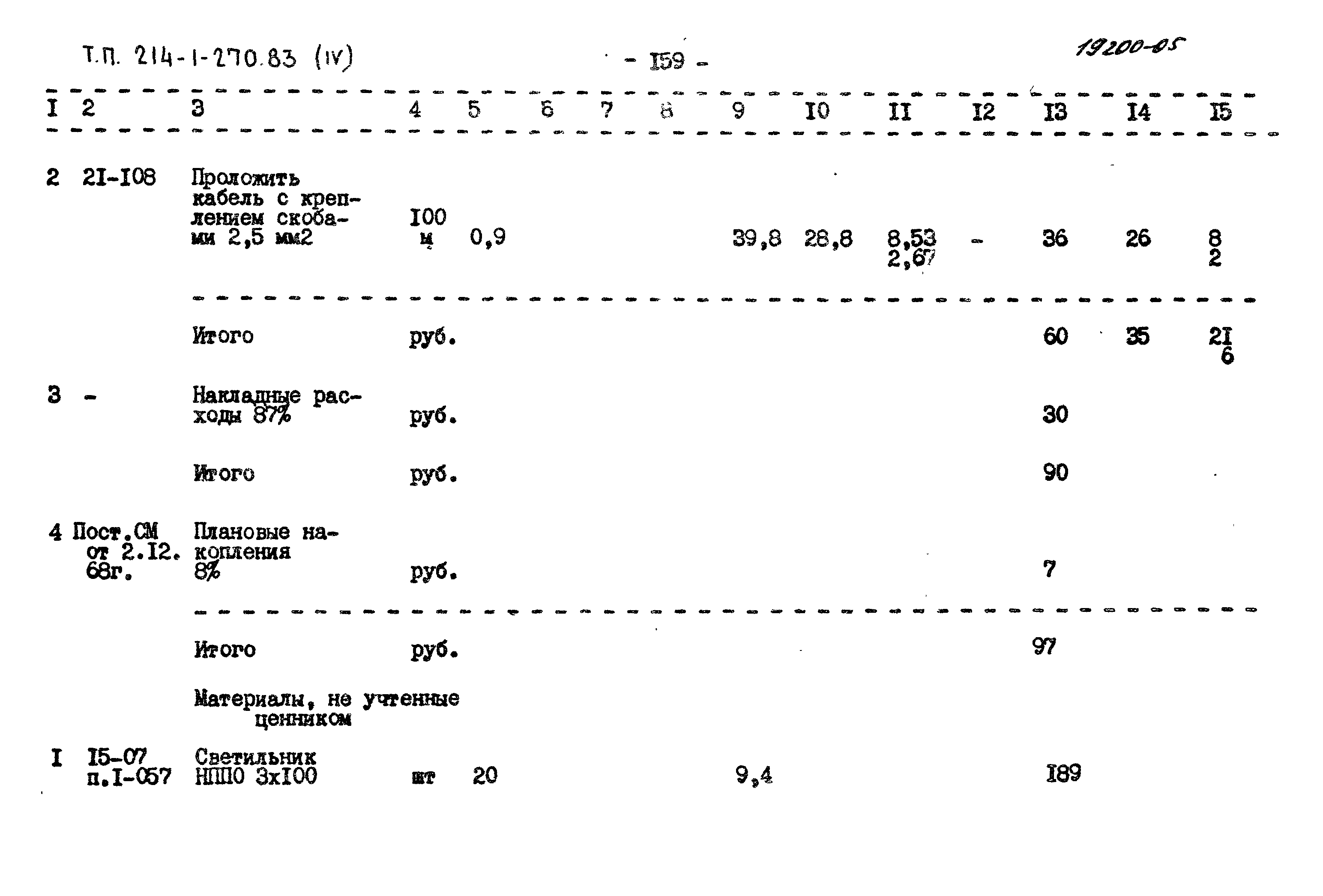 Типовой проект 214-1-270.83