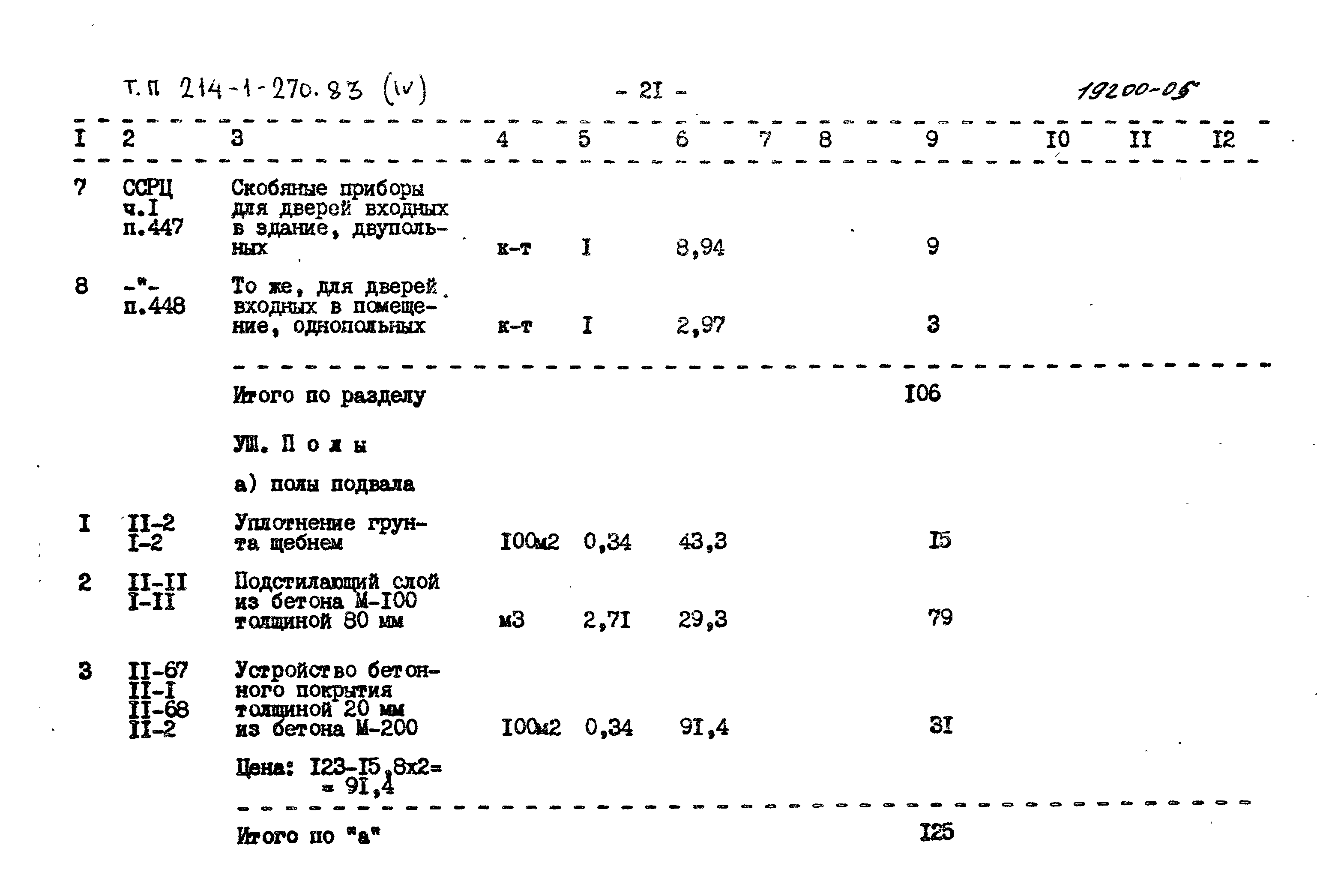 Типовой проект 214-1-270.83