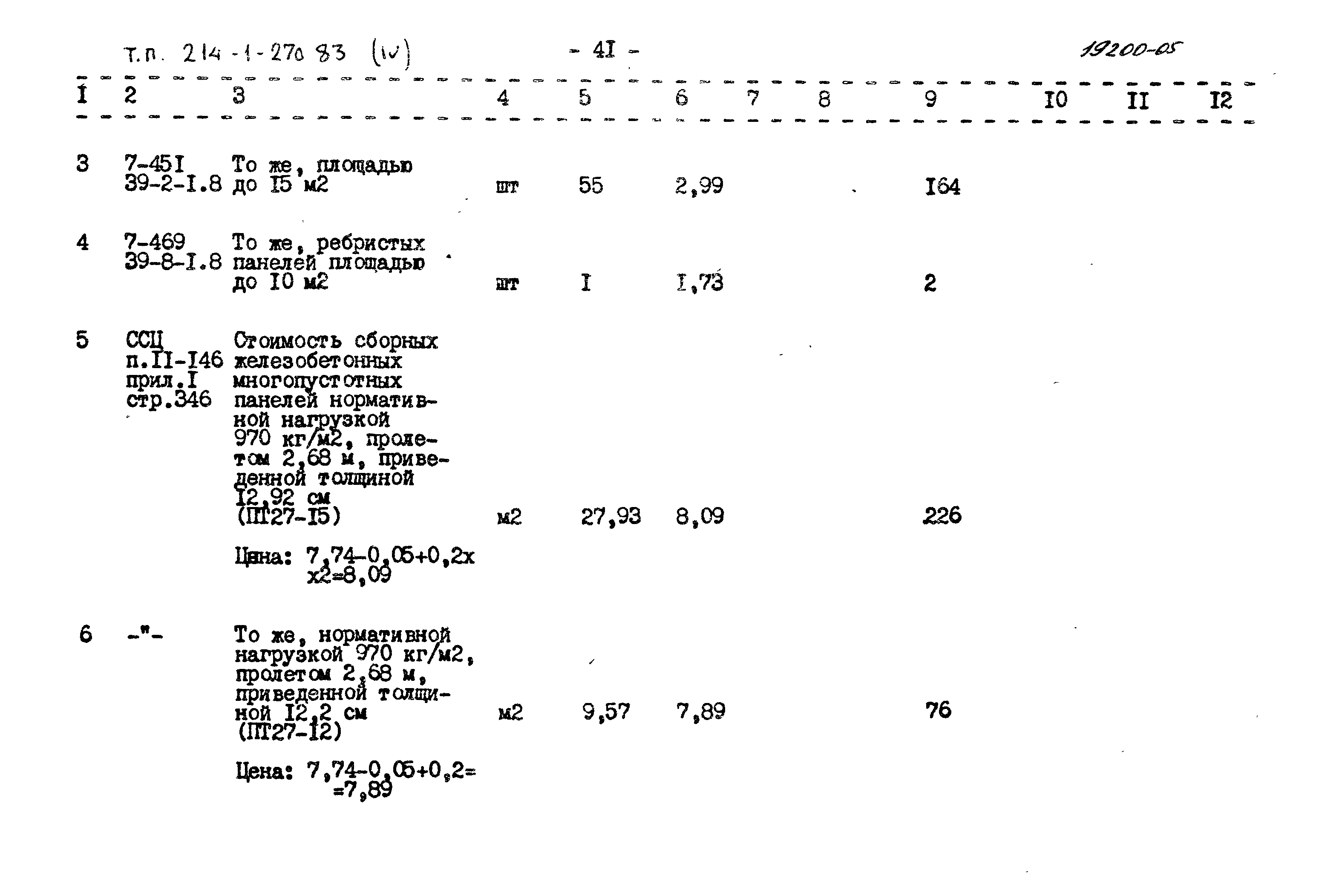 Типовой проект 214-1-270.83