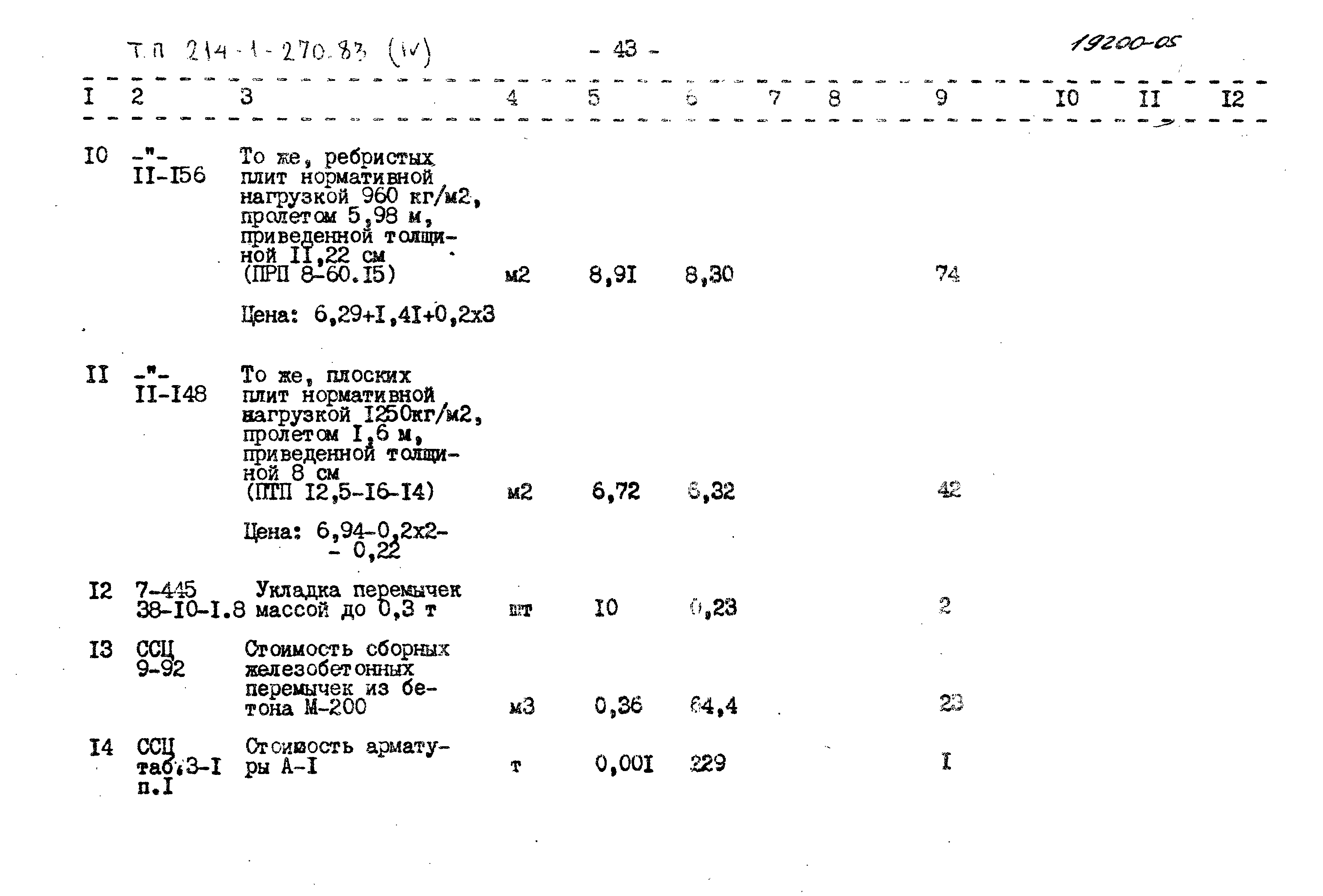 Типовой проект 214-1-270.83