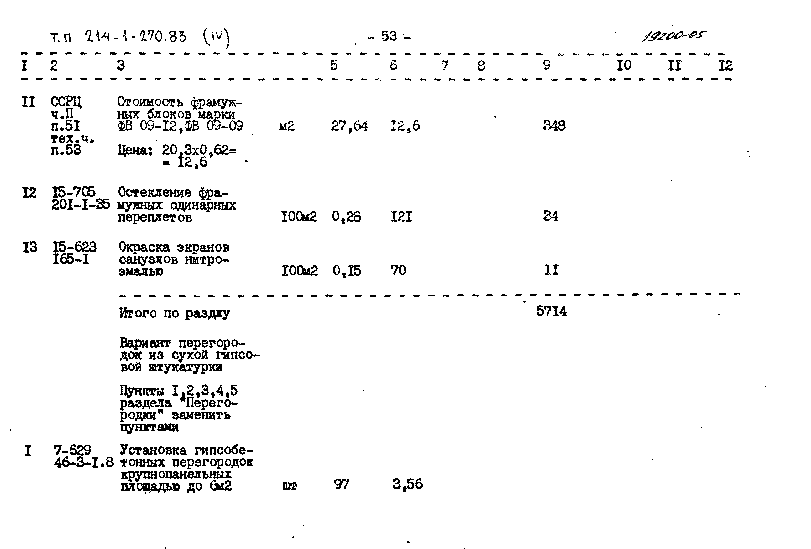 Типовой проект 214-1-270.83