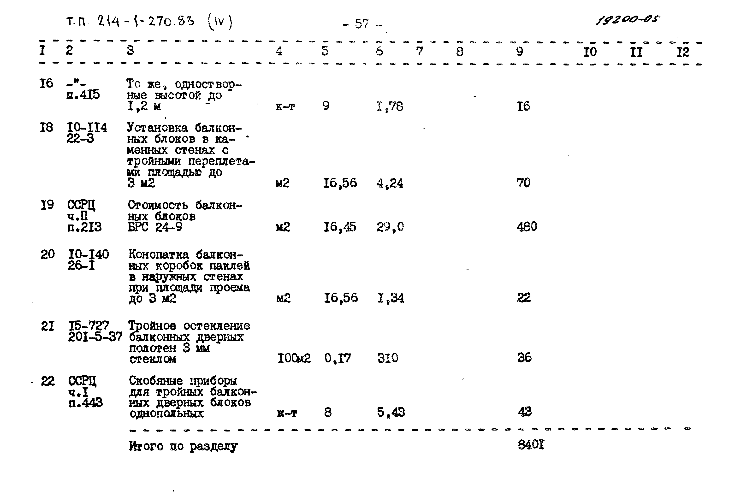 Типовой проект 214-1-270.83