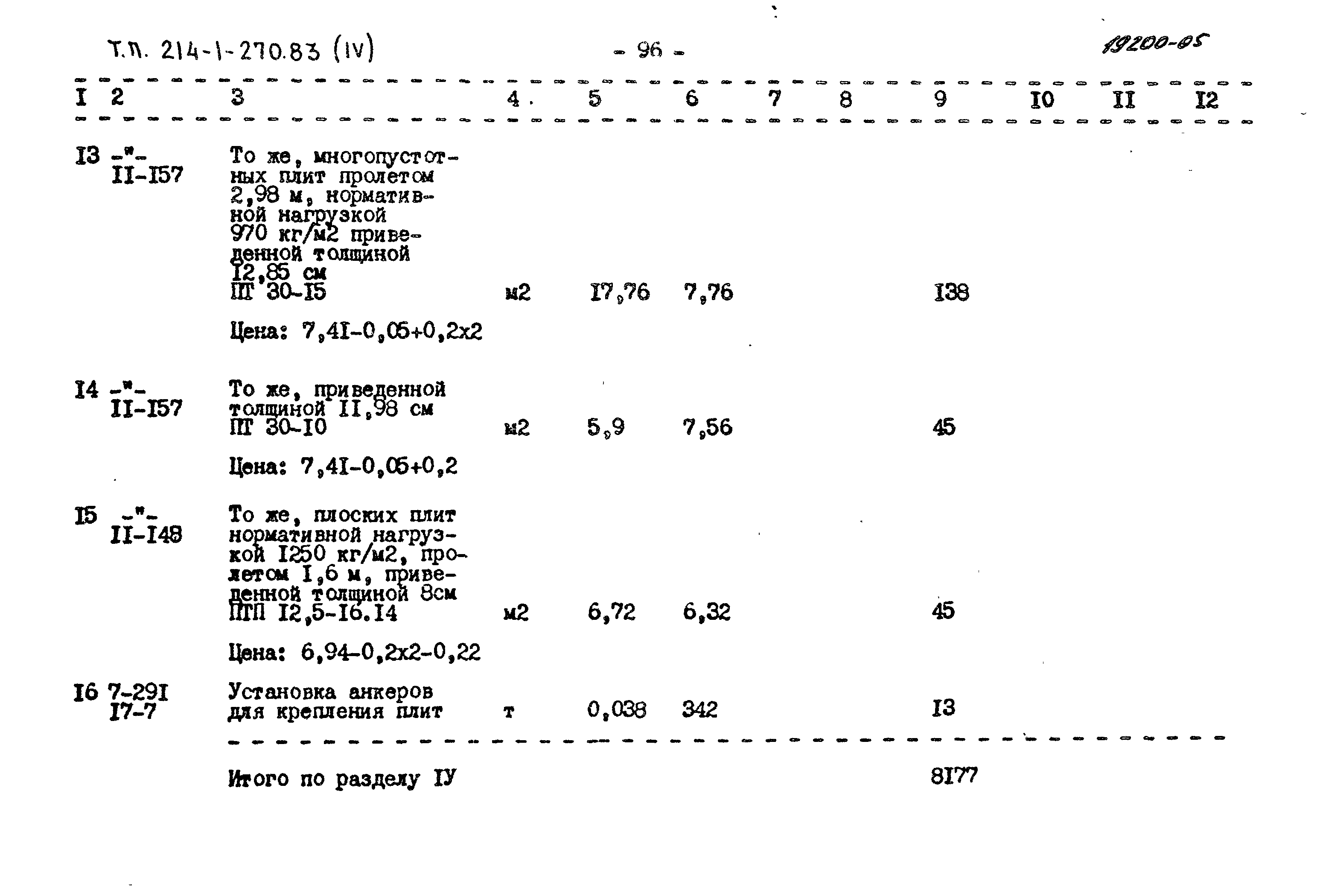 Типовой проект 214-1-270.83