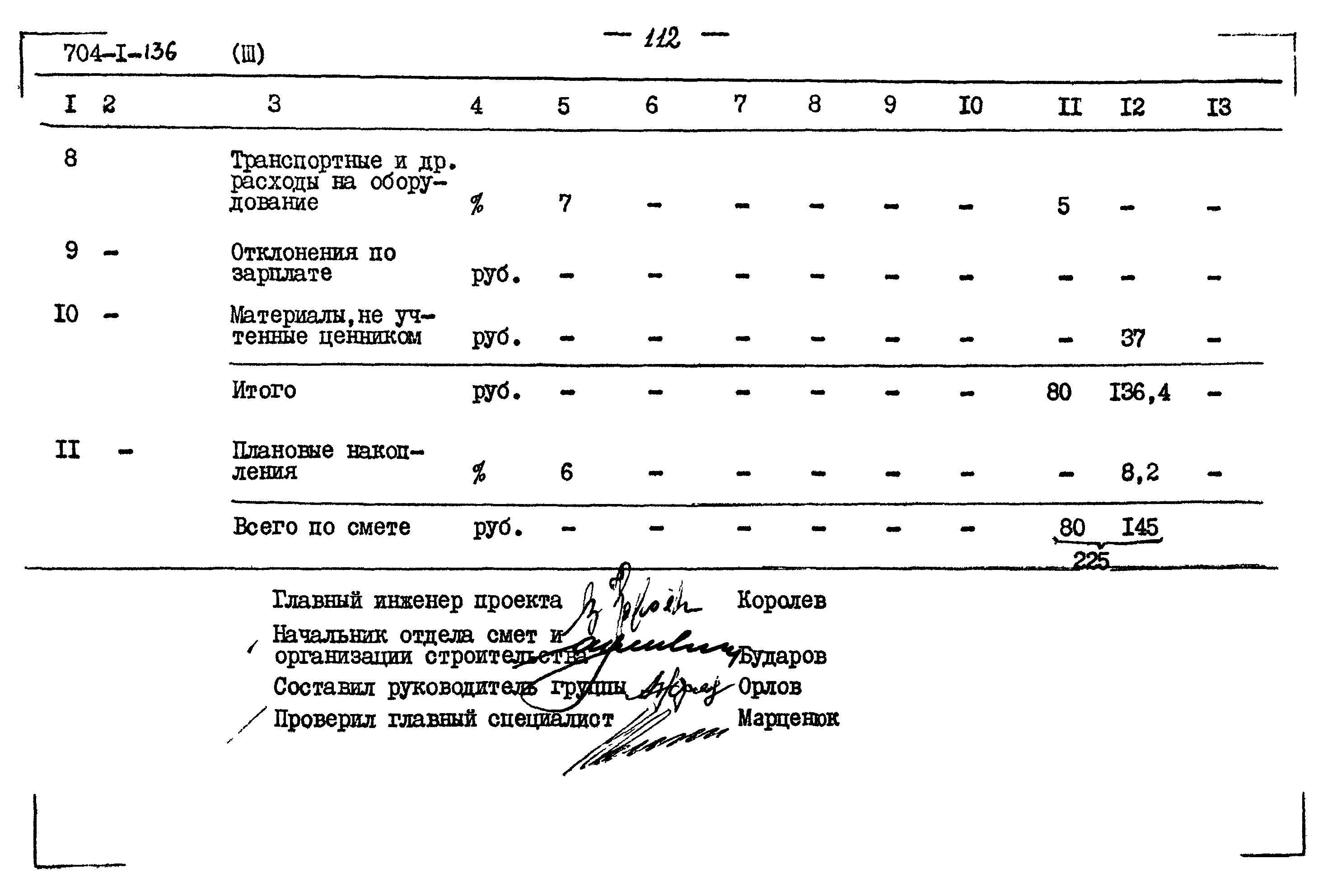 Типовой проект 704-1-136