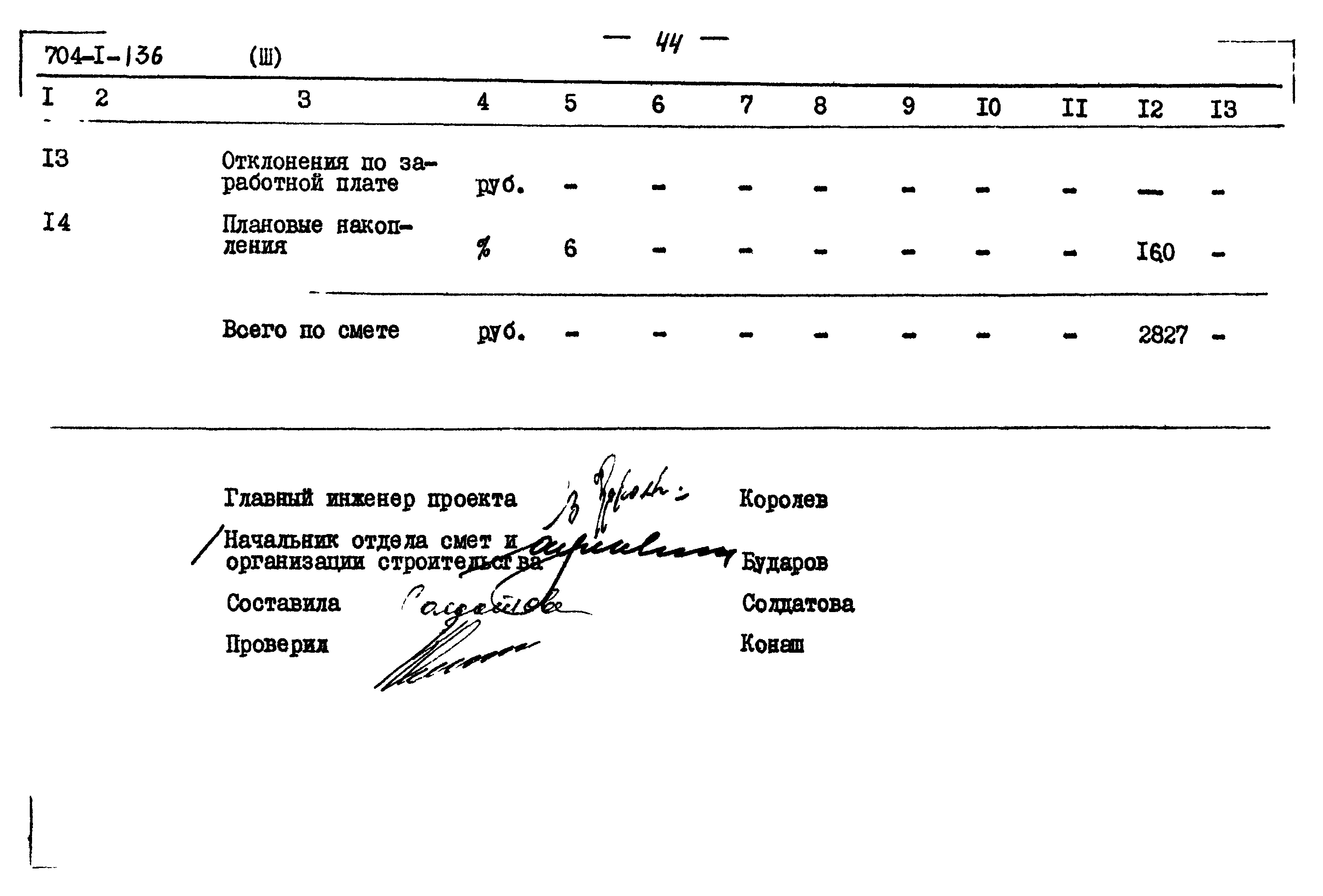 Типовой проект 704-1-136