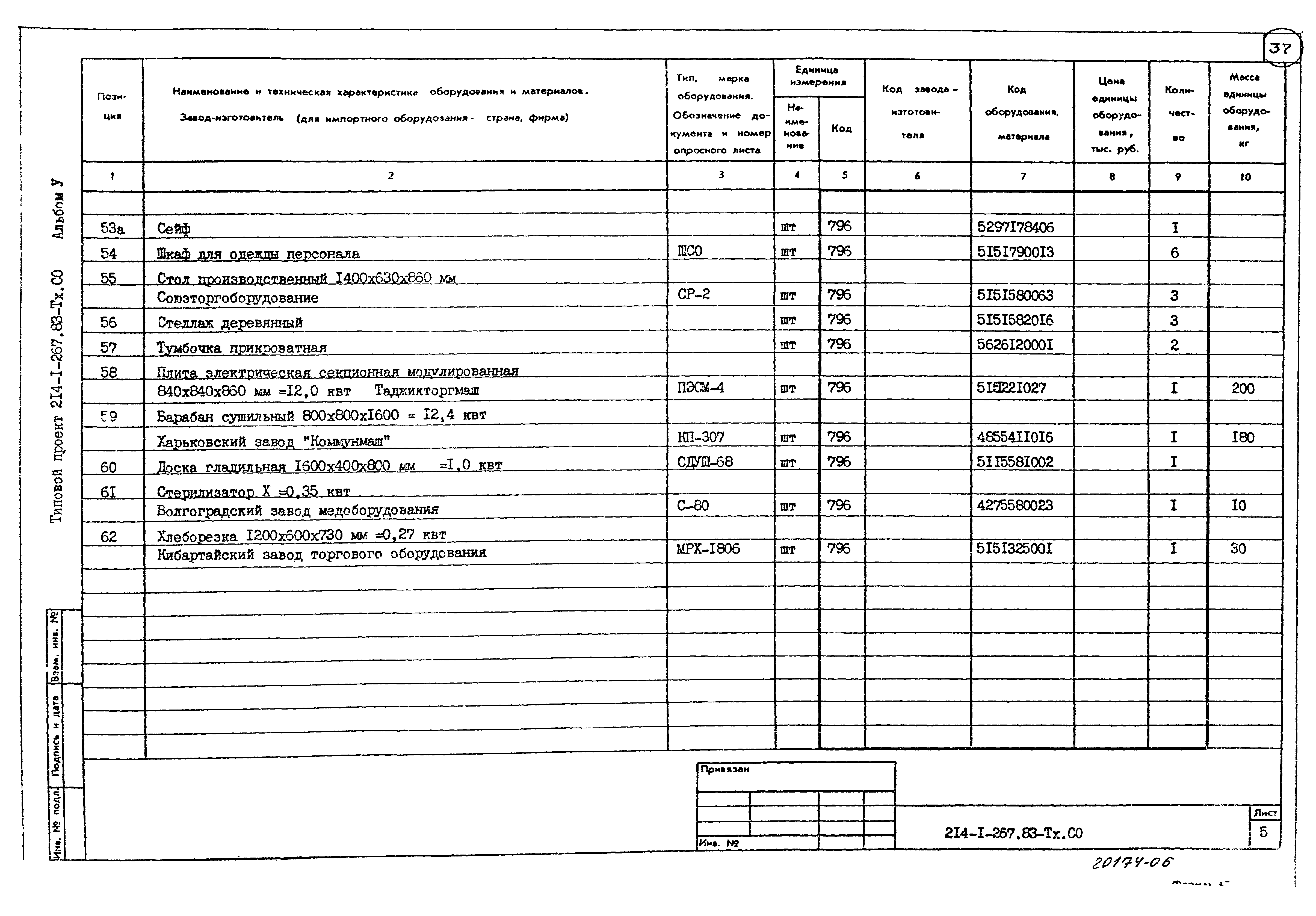 Типовой проект 214-1-267.83