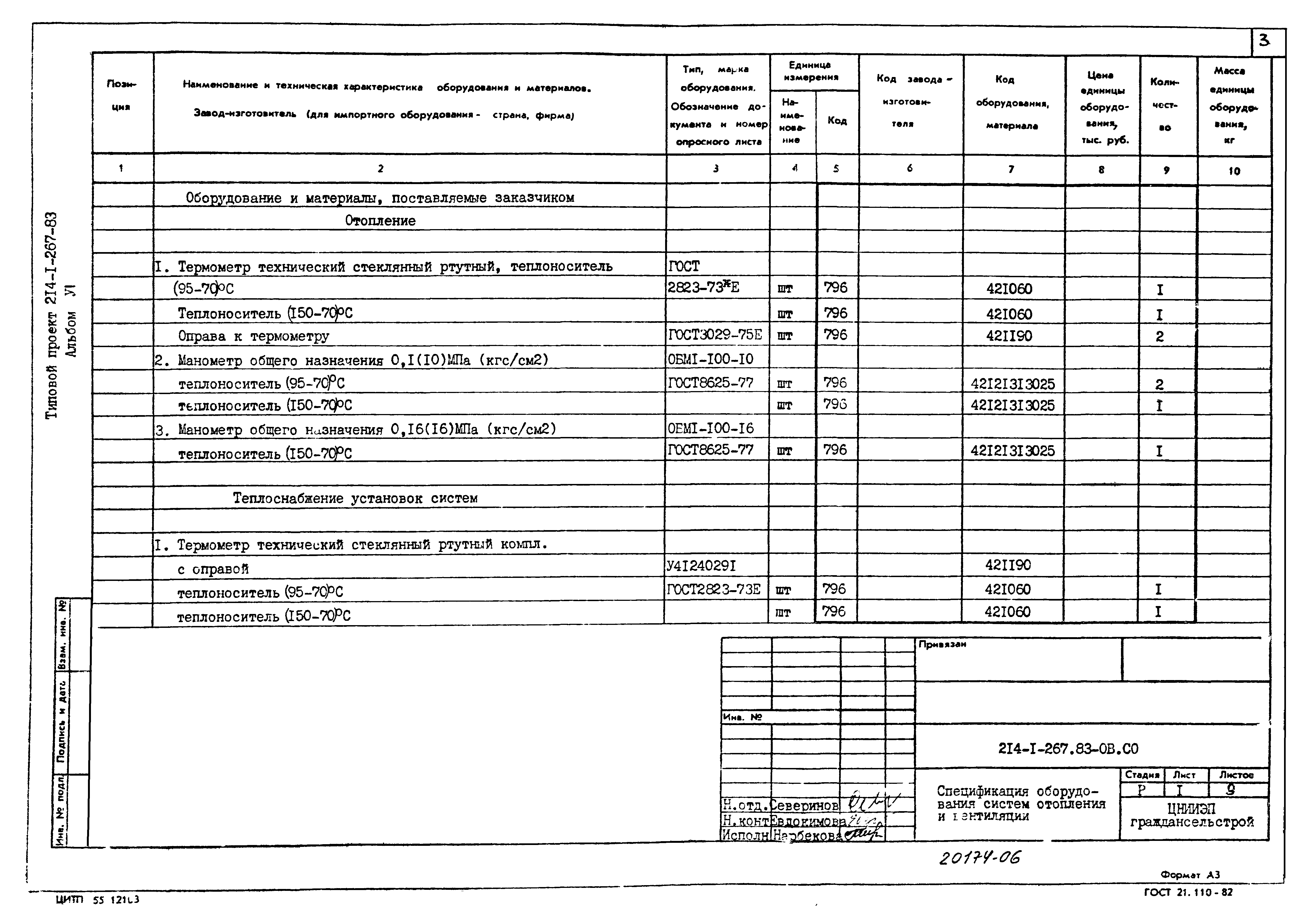 Типовой проект 214-1-267.83