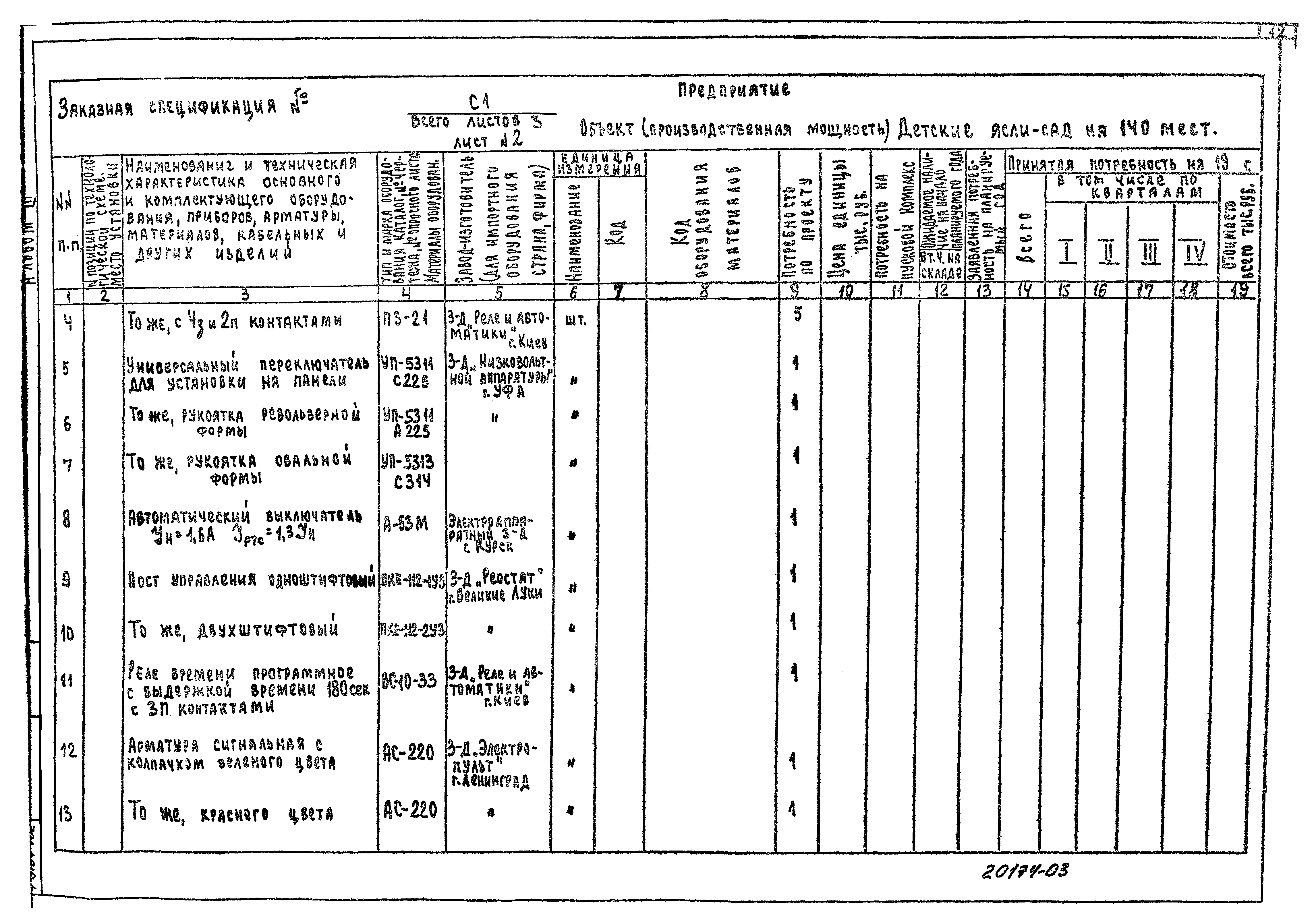 Типовой проект 214-1-267.83