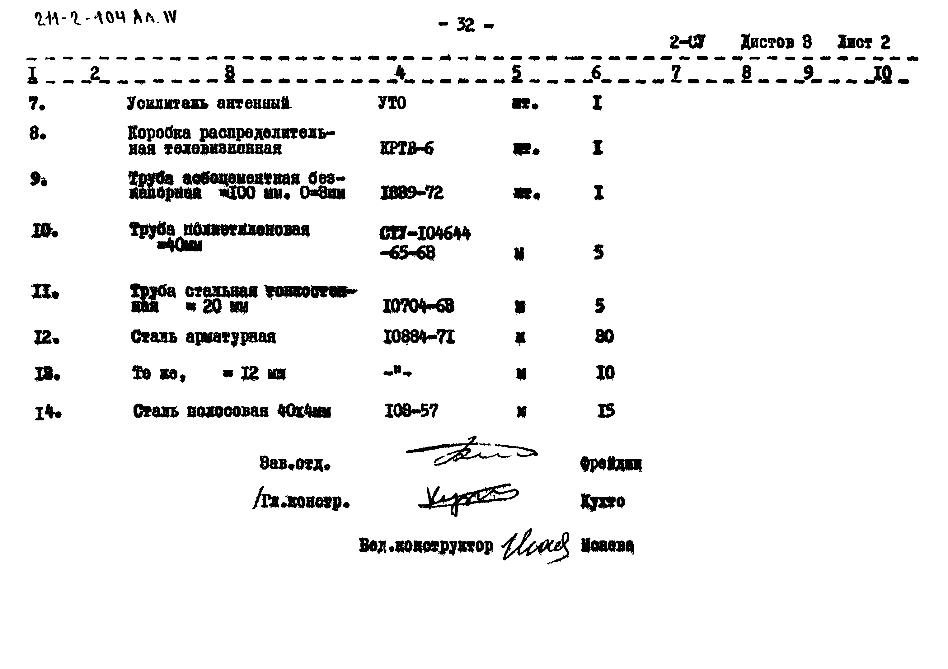 Типовой проект 211-2-104