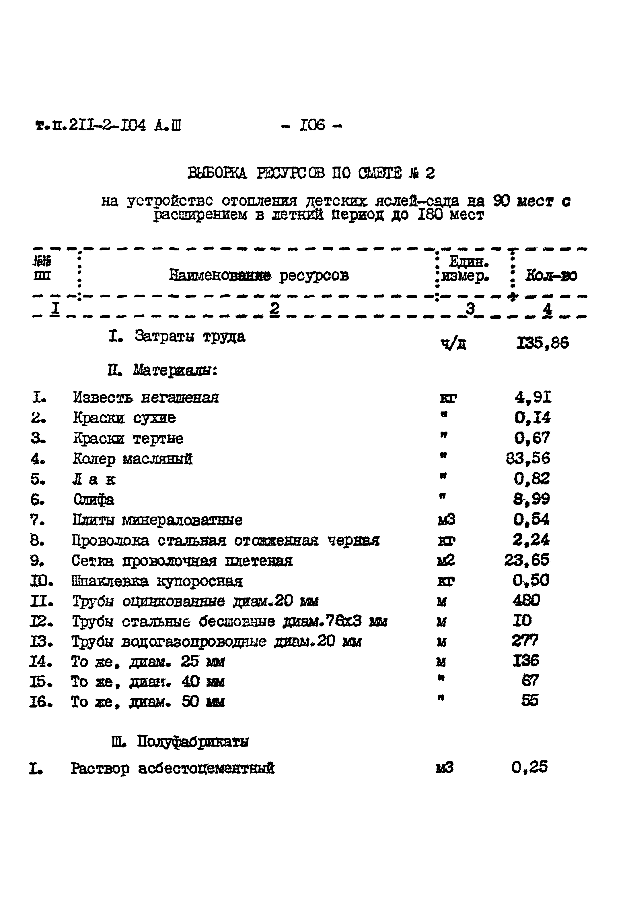 Типовой проект 211-2-104