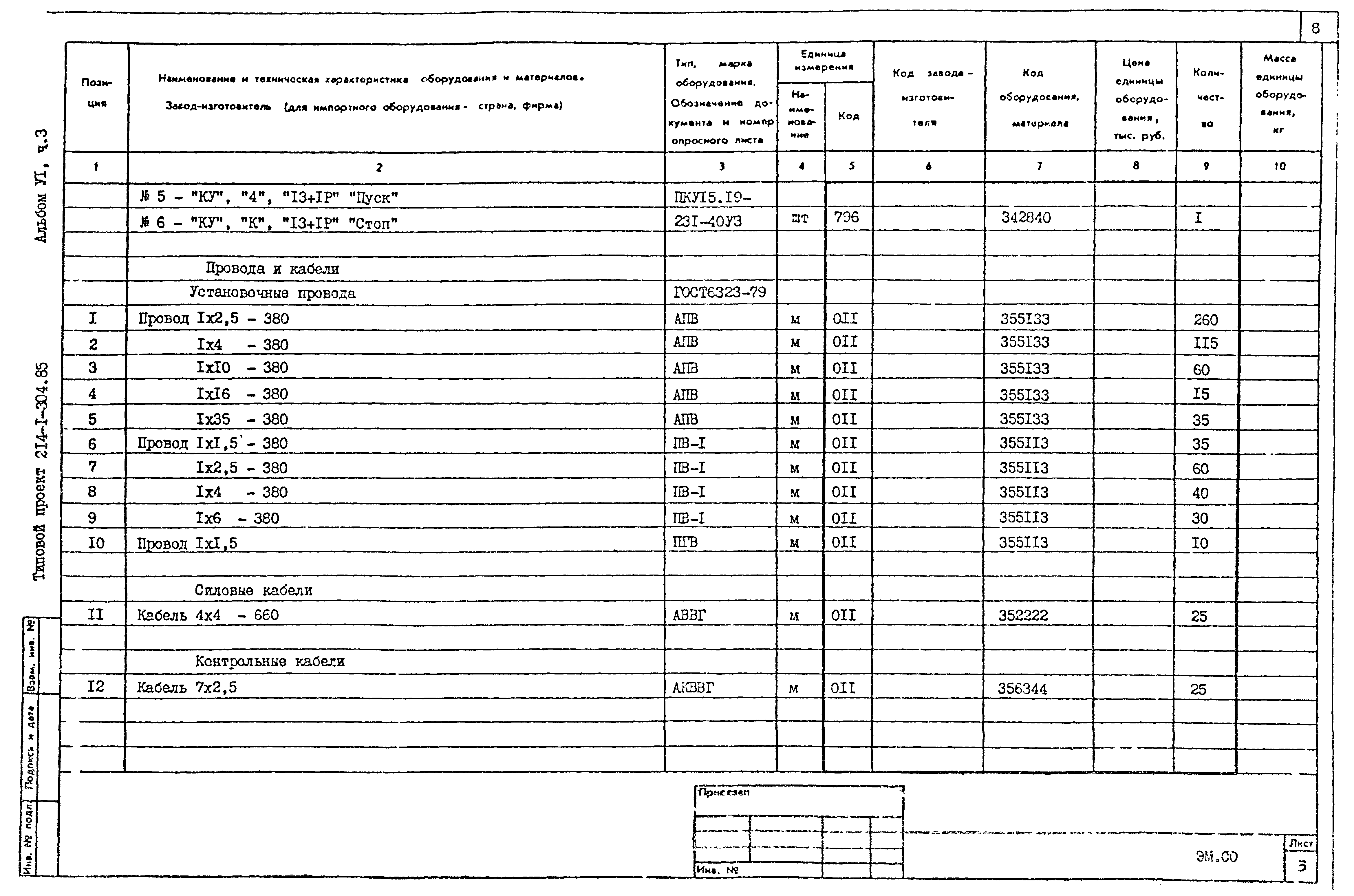 Типовой проект 214-1-304.85