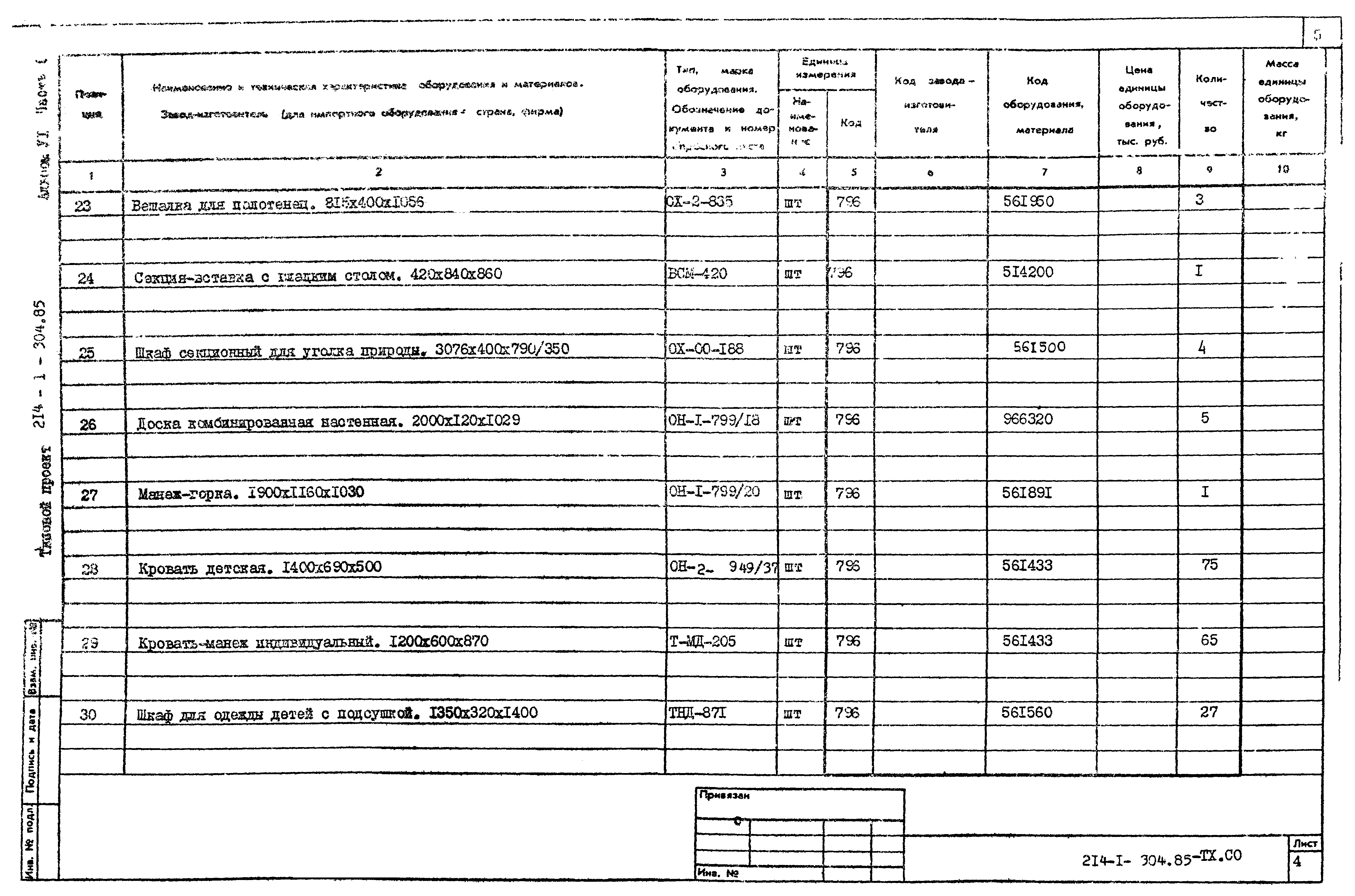 Типовой проект 214-1-304.85