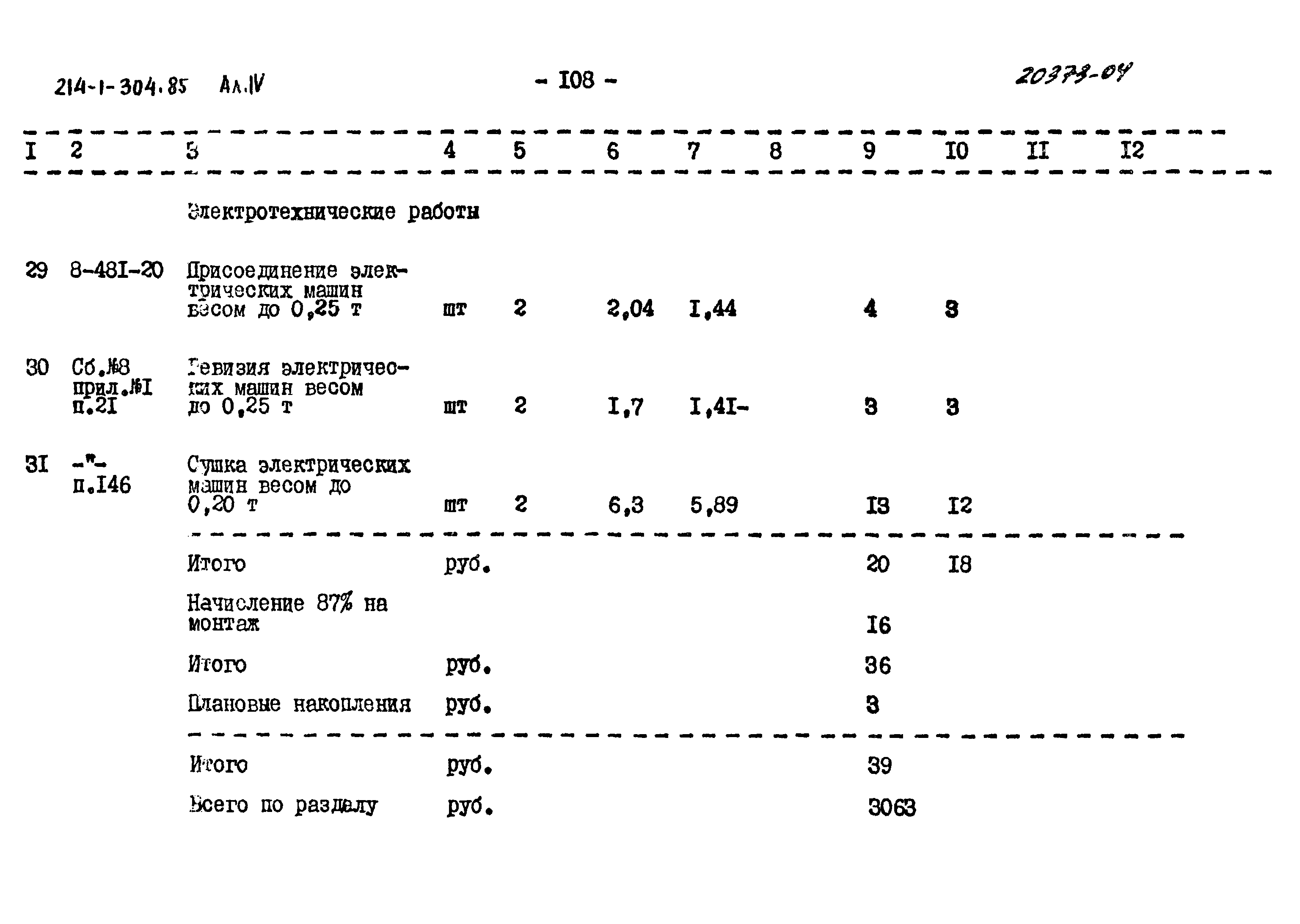 Типовой проект 214-1-304.85