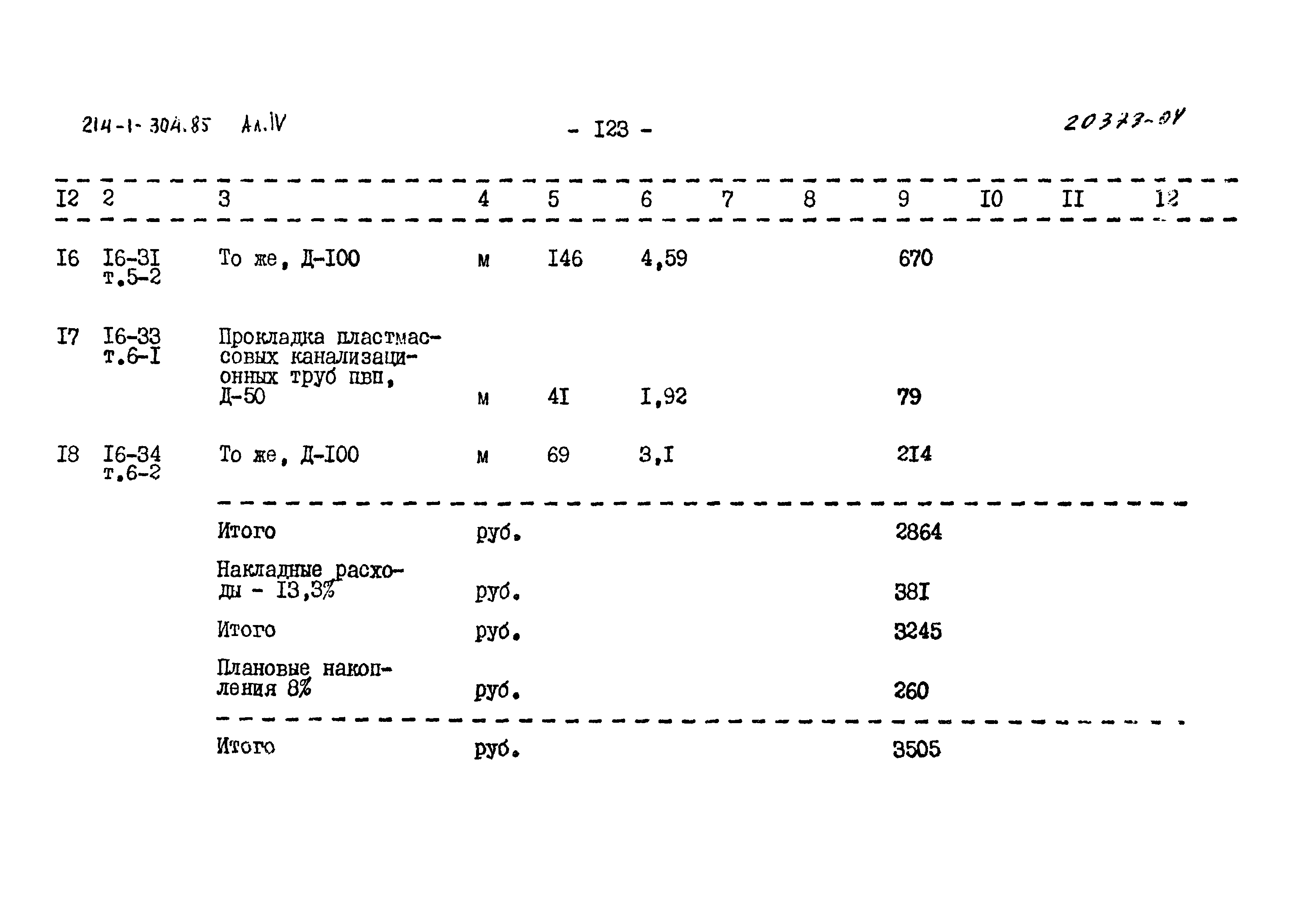 Типовой проект 214-1-304.85