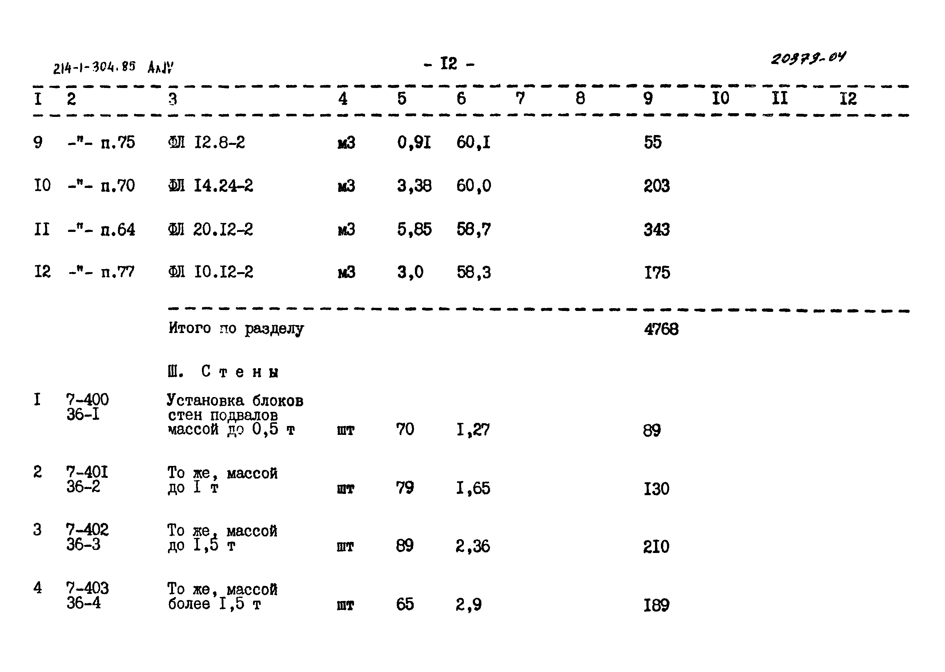 Типовой проект 214-1-304.85