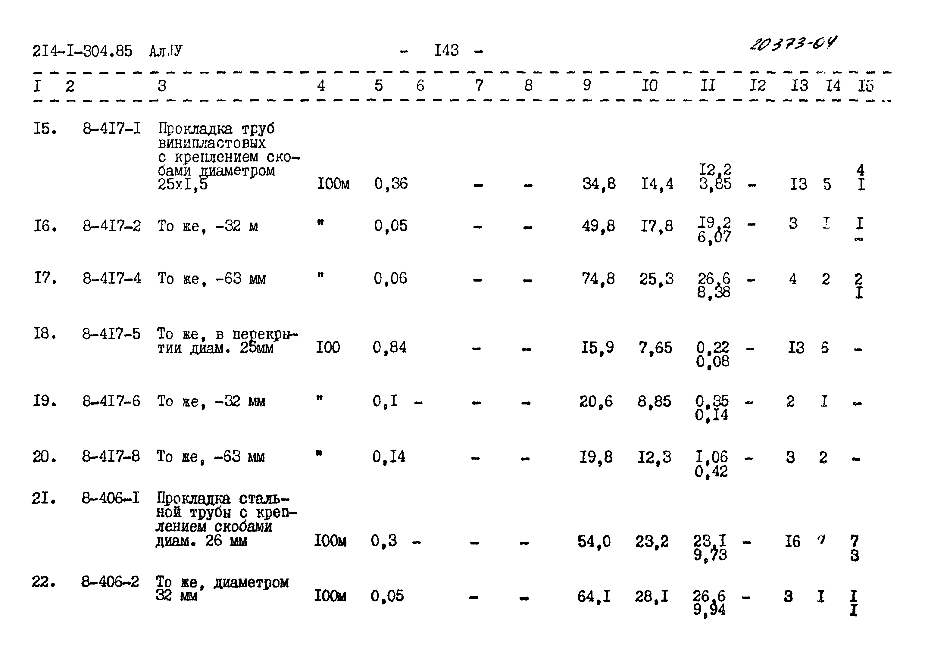 Типовой проект 214-1-304.85