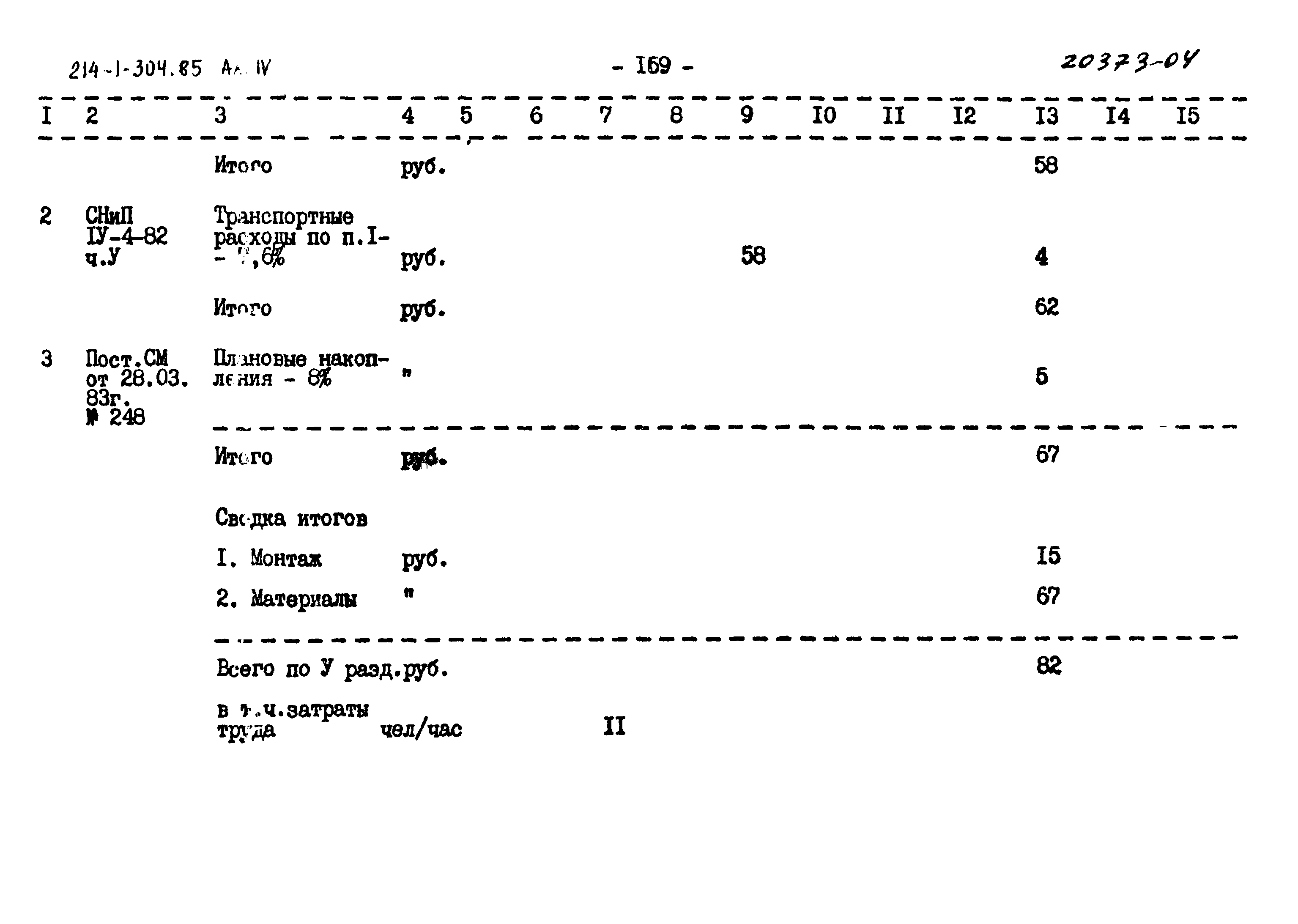 Типовой проект 214-1-304.85