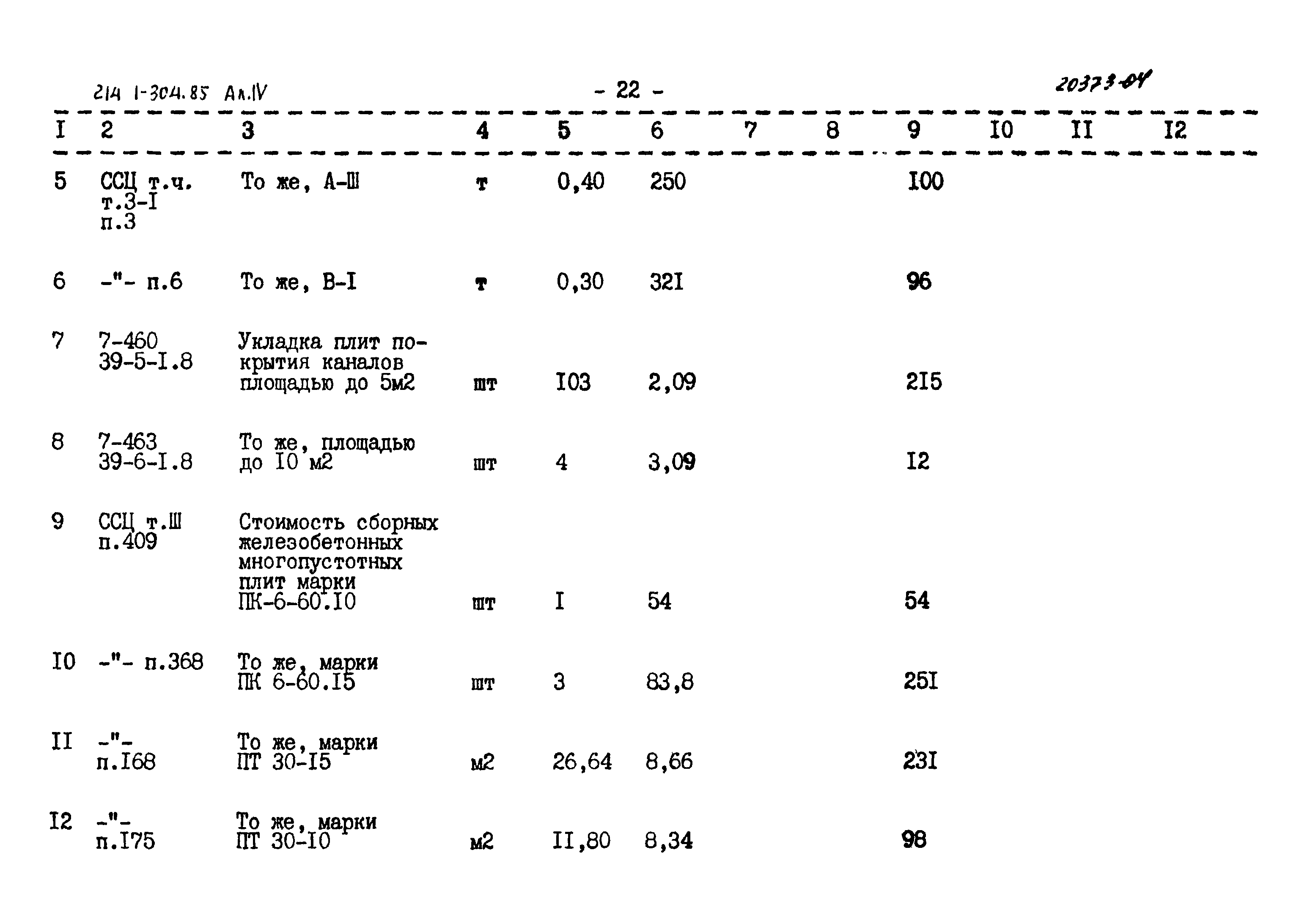 Типовой проект 214-1-304.85