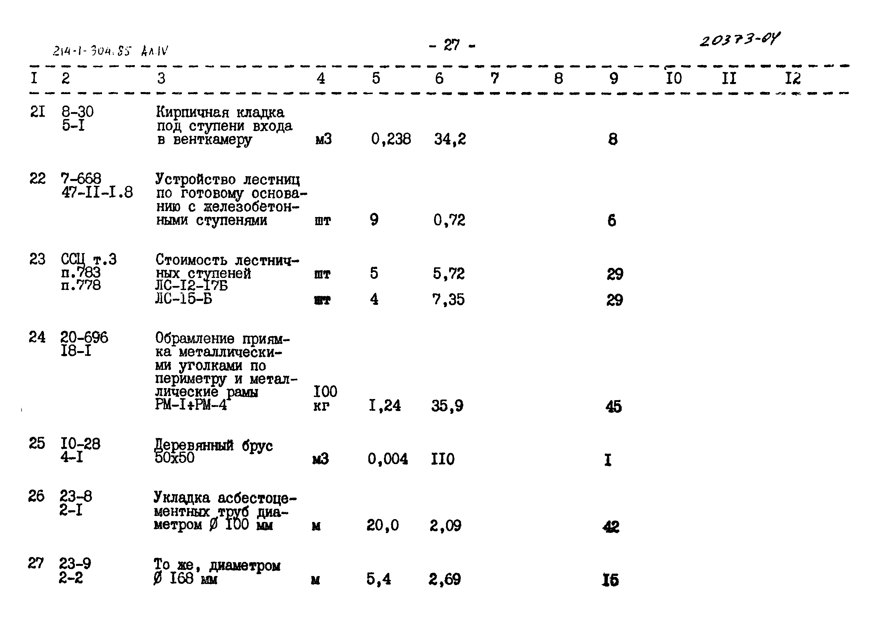 Типовой проект 214-1-304.85