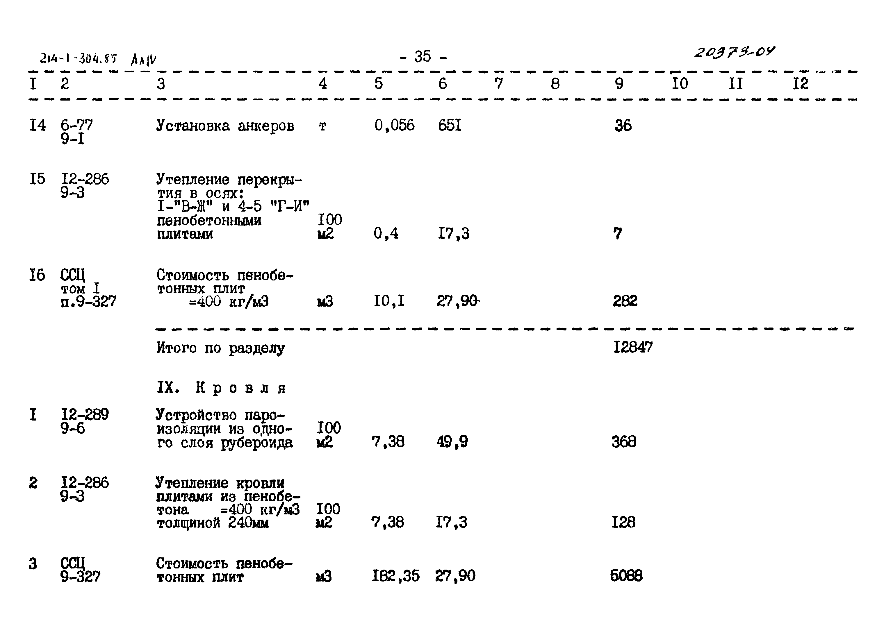 Типовой проект 214-1-304.85