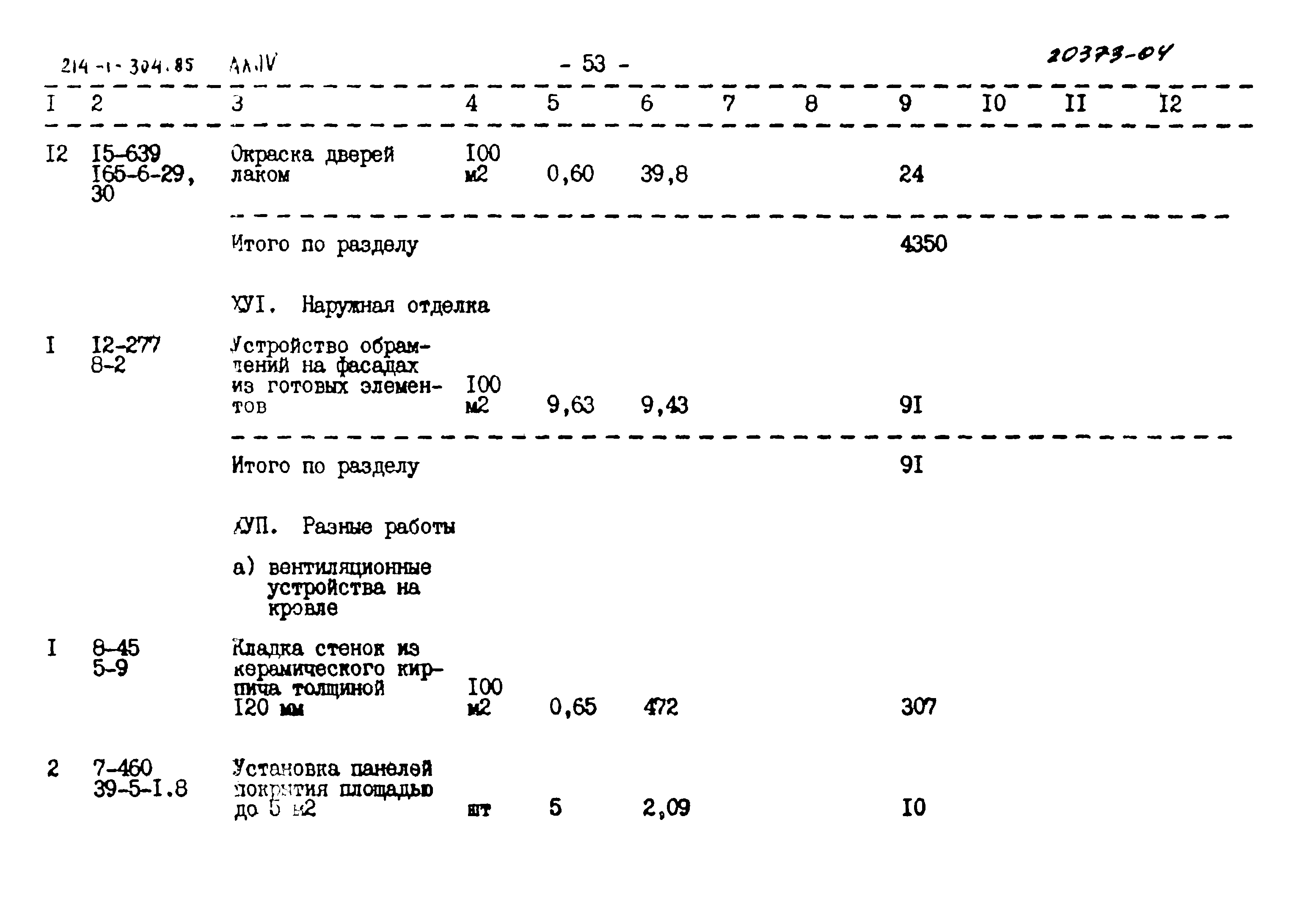 Типовой проект 214-1-304.85