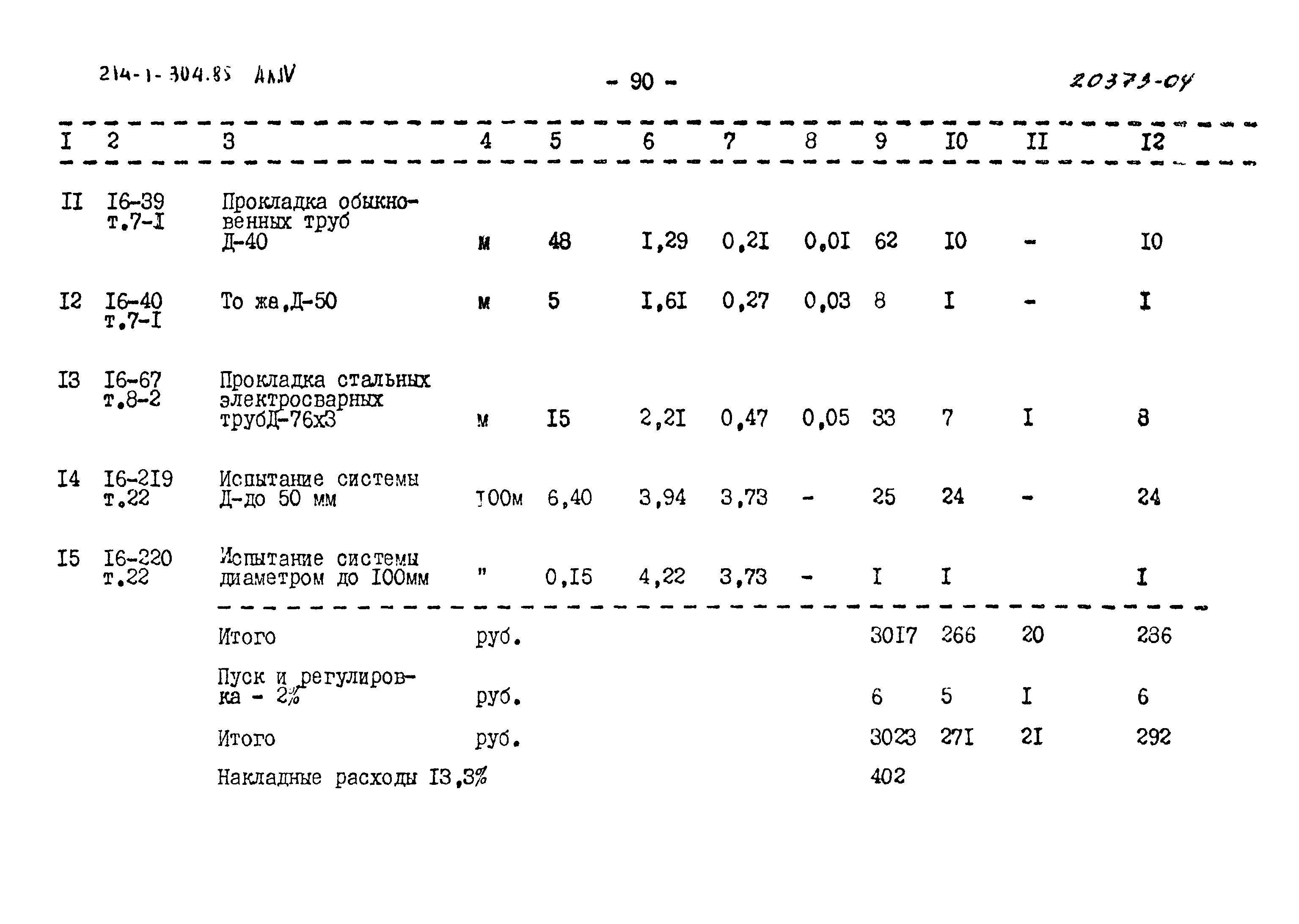 Типовой проект 214-1-304.85