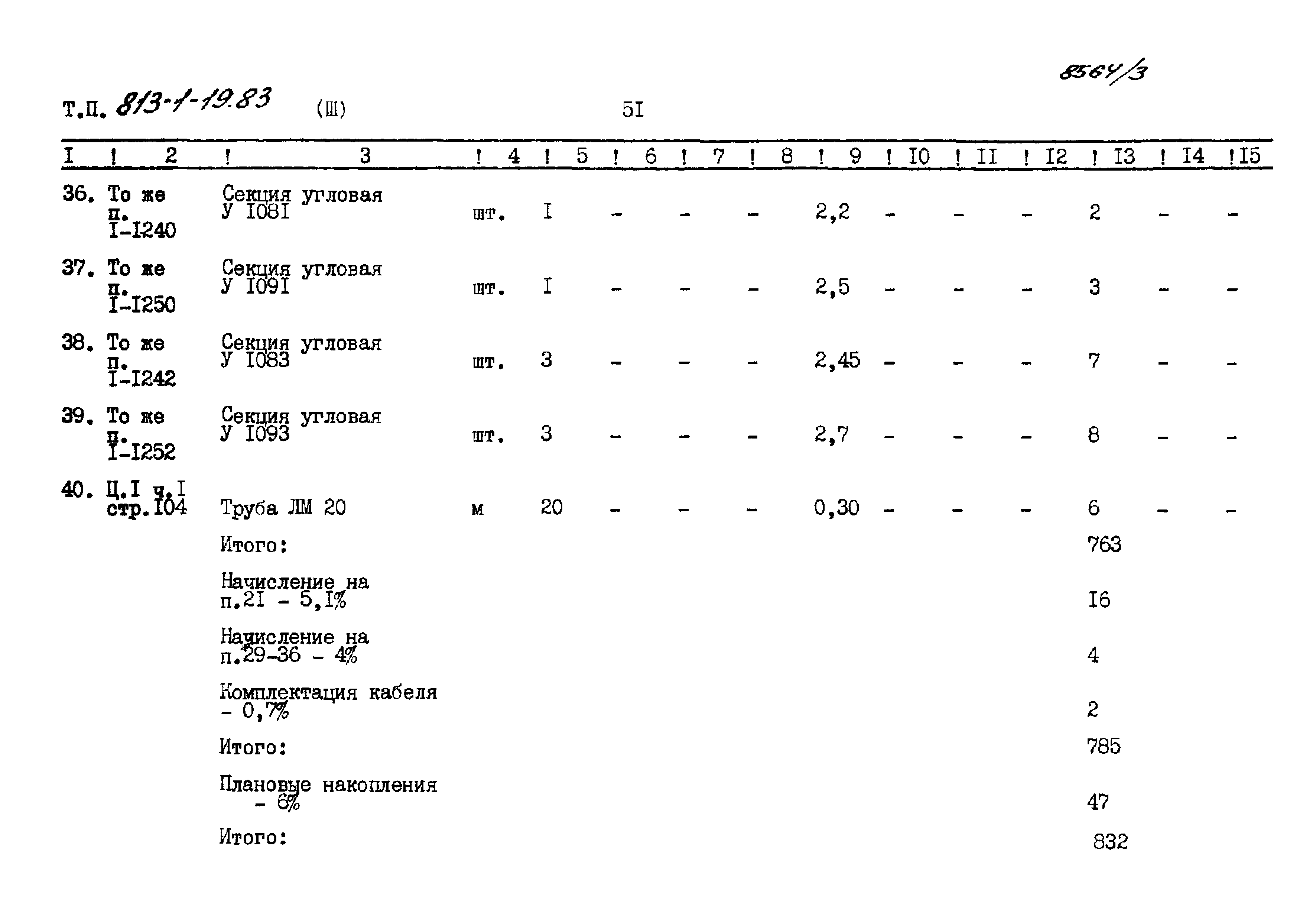 Типовой проект 813-1-19.83