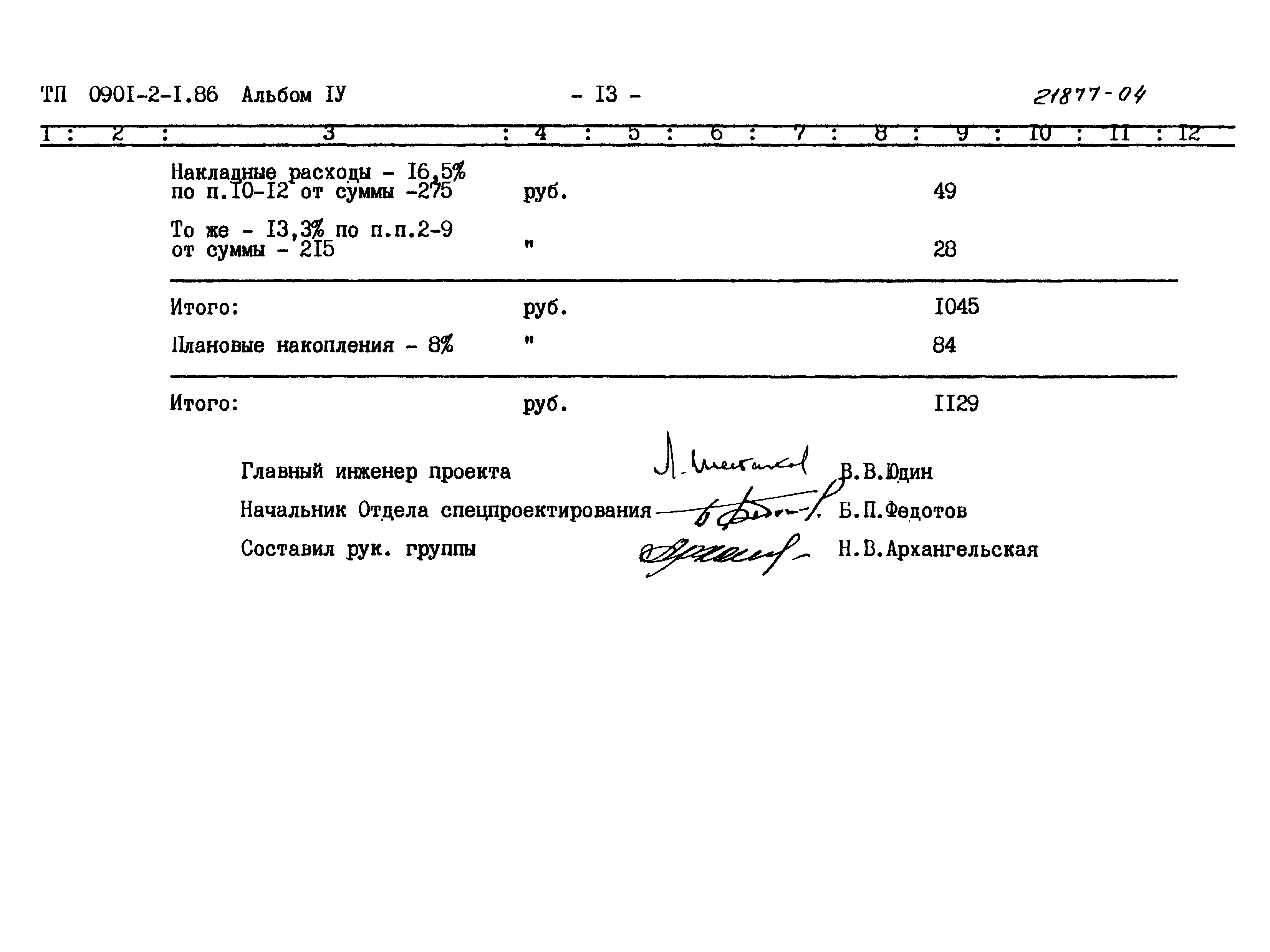 Типовой проект 0901-2-1.86