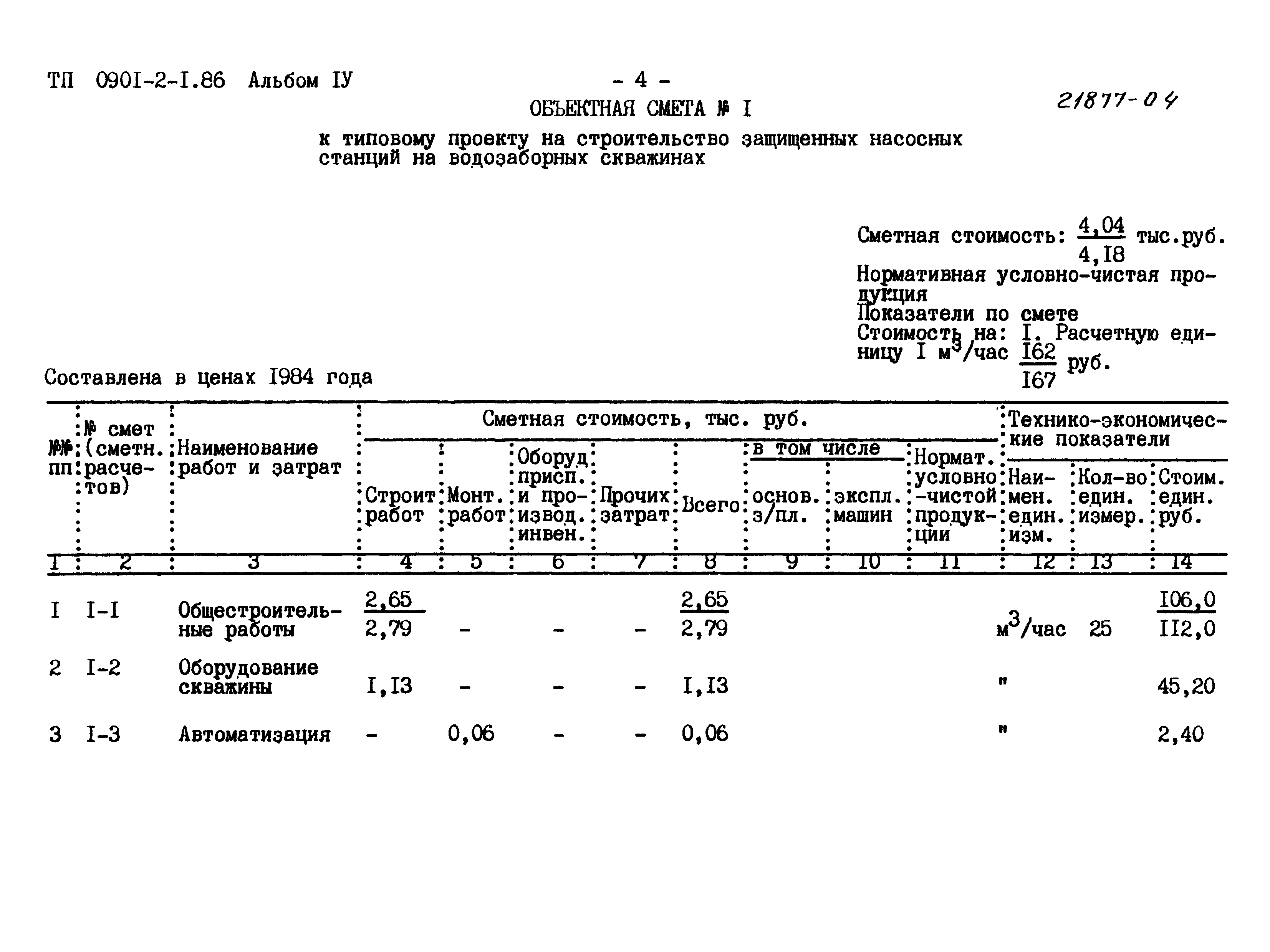 Типовой проект 0901-2-1.86