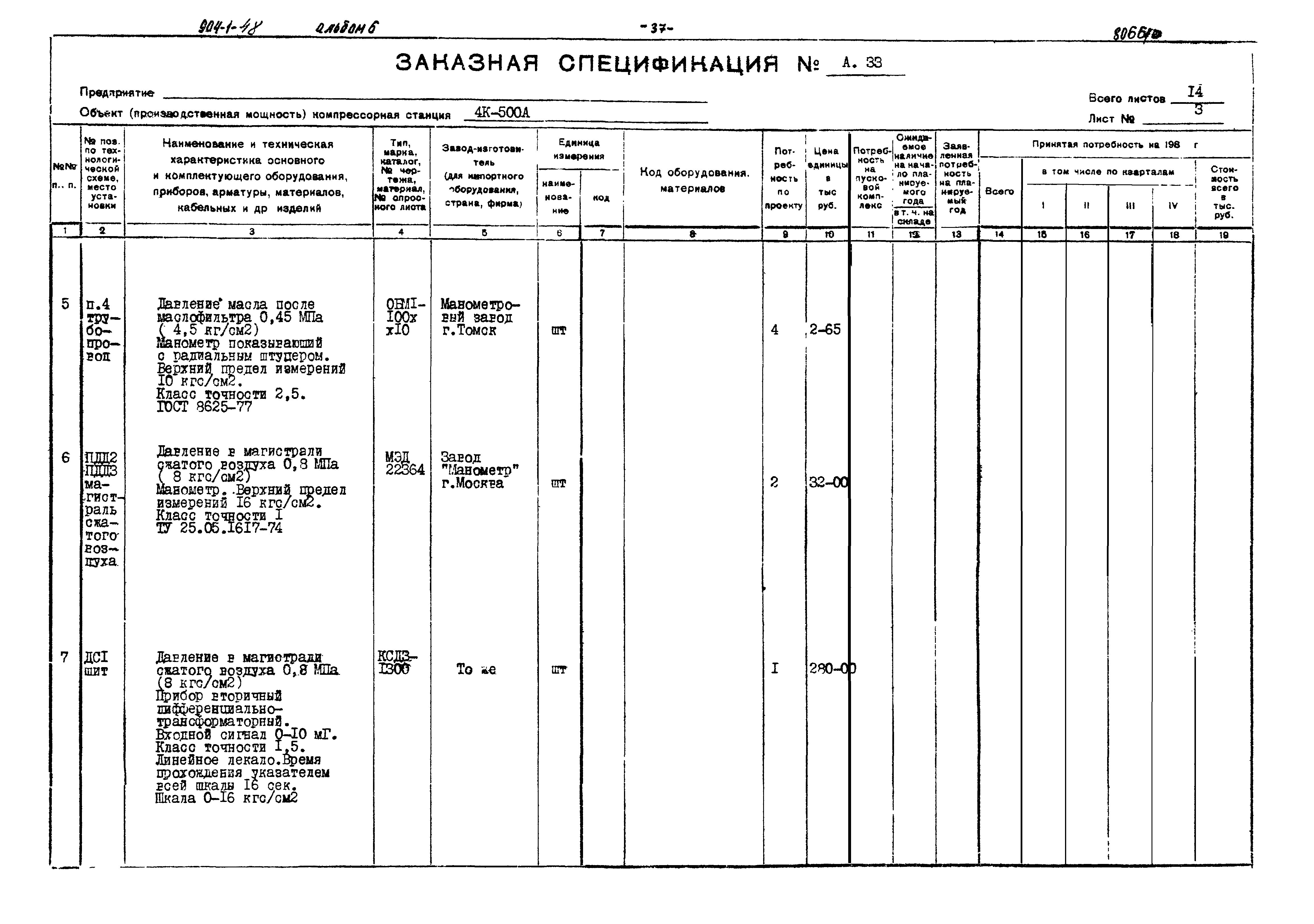 Типовой проект 904-1-48