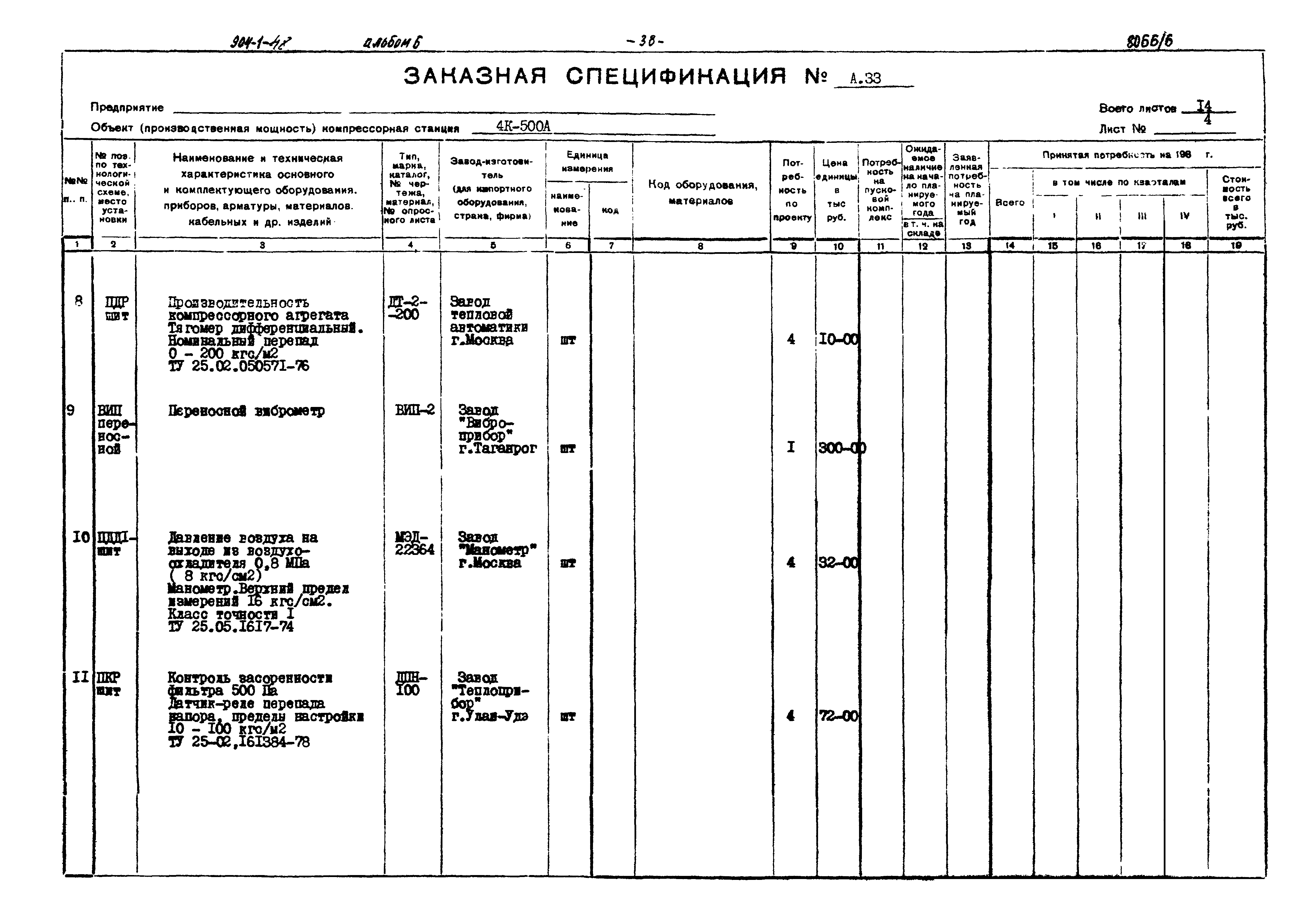 Типовой проект 904-1-48