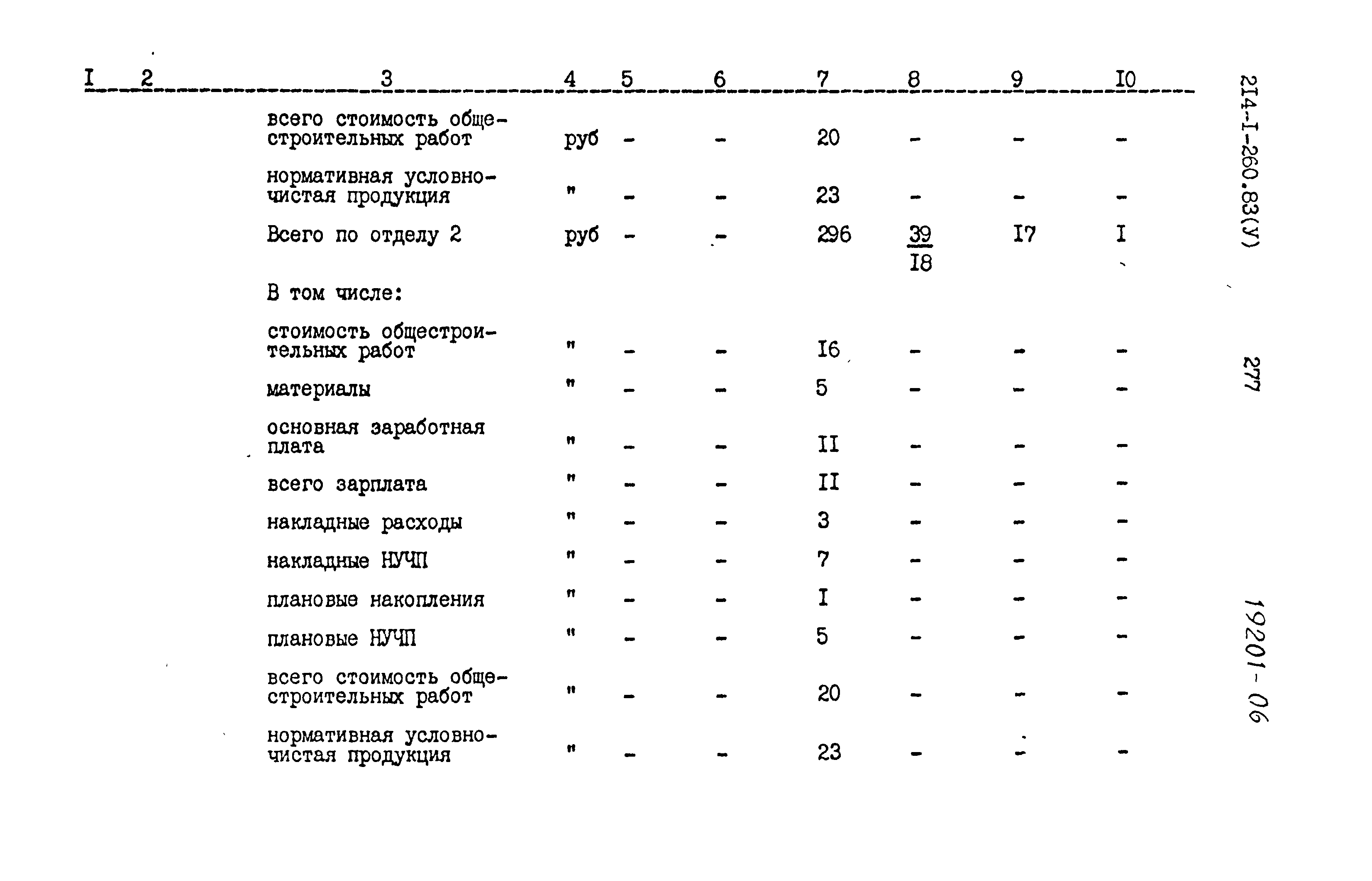 Типовой проект 214-1-260.83