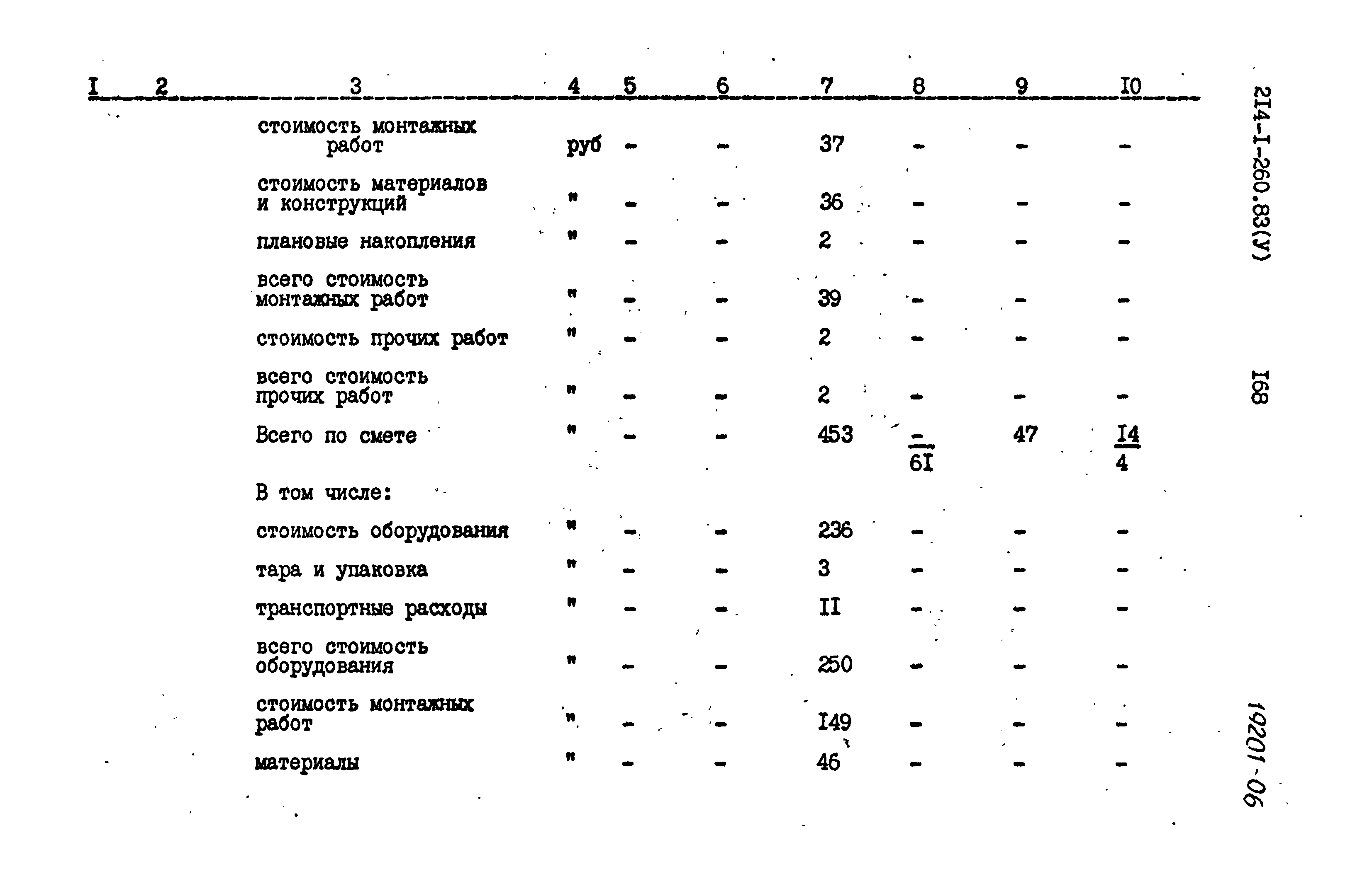 Типовой проект 214-1-260.83