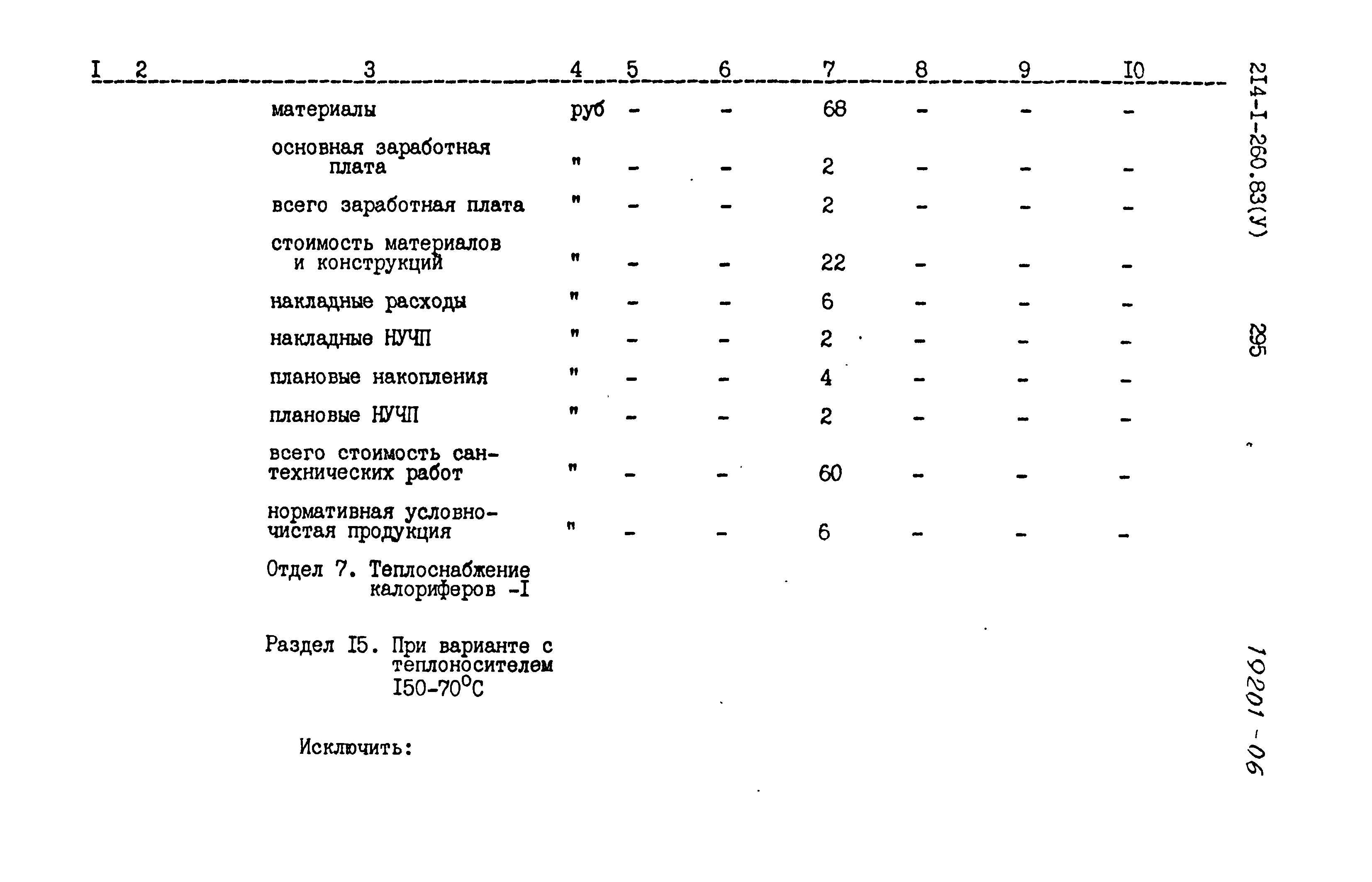 Типовой проект 214-1-260.83