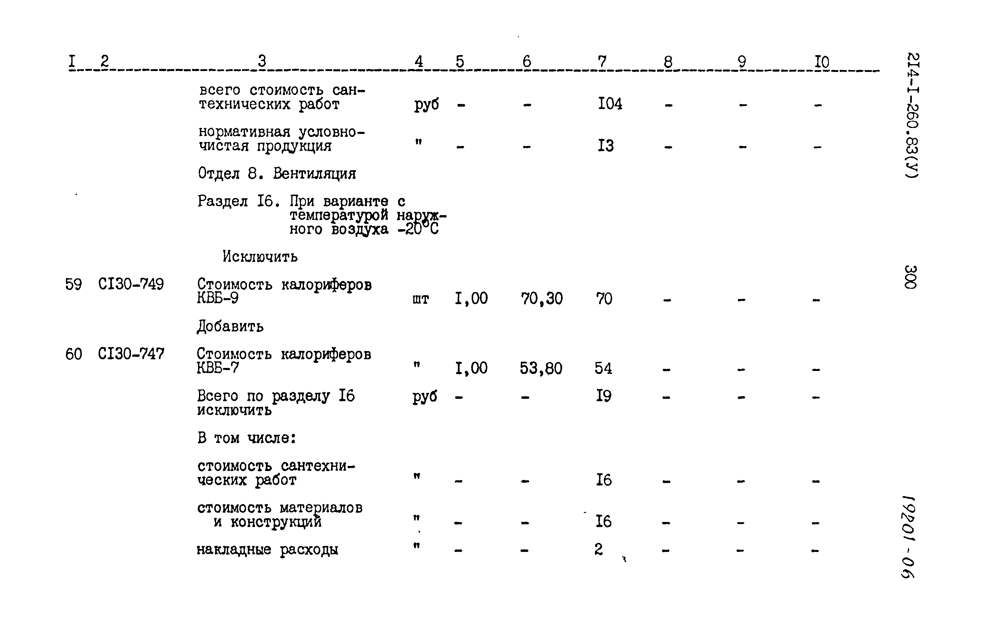 Типовой проект 214-1-260.83