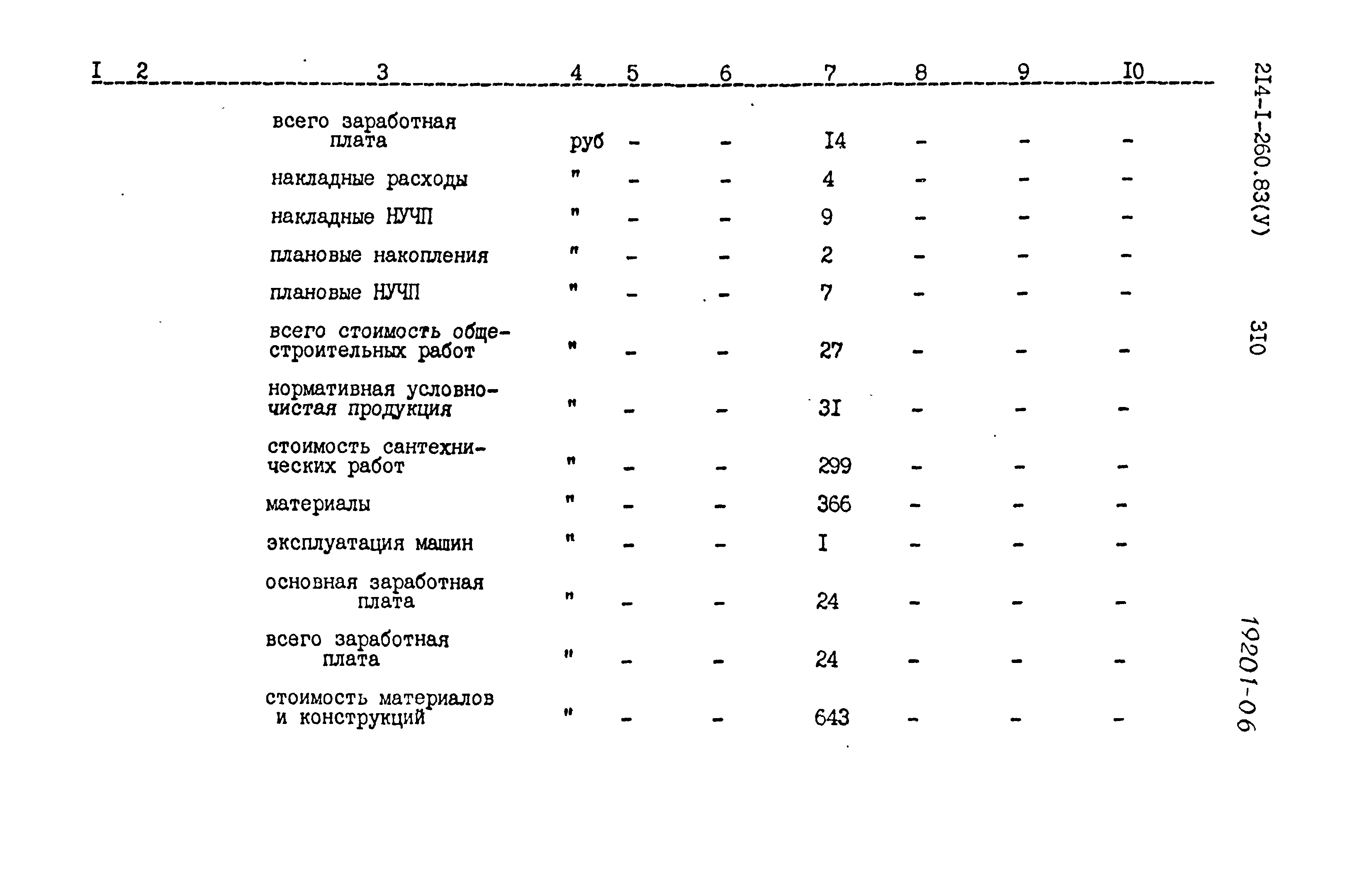 Типовой проект 214-1-260.83