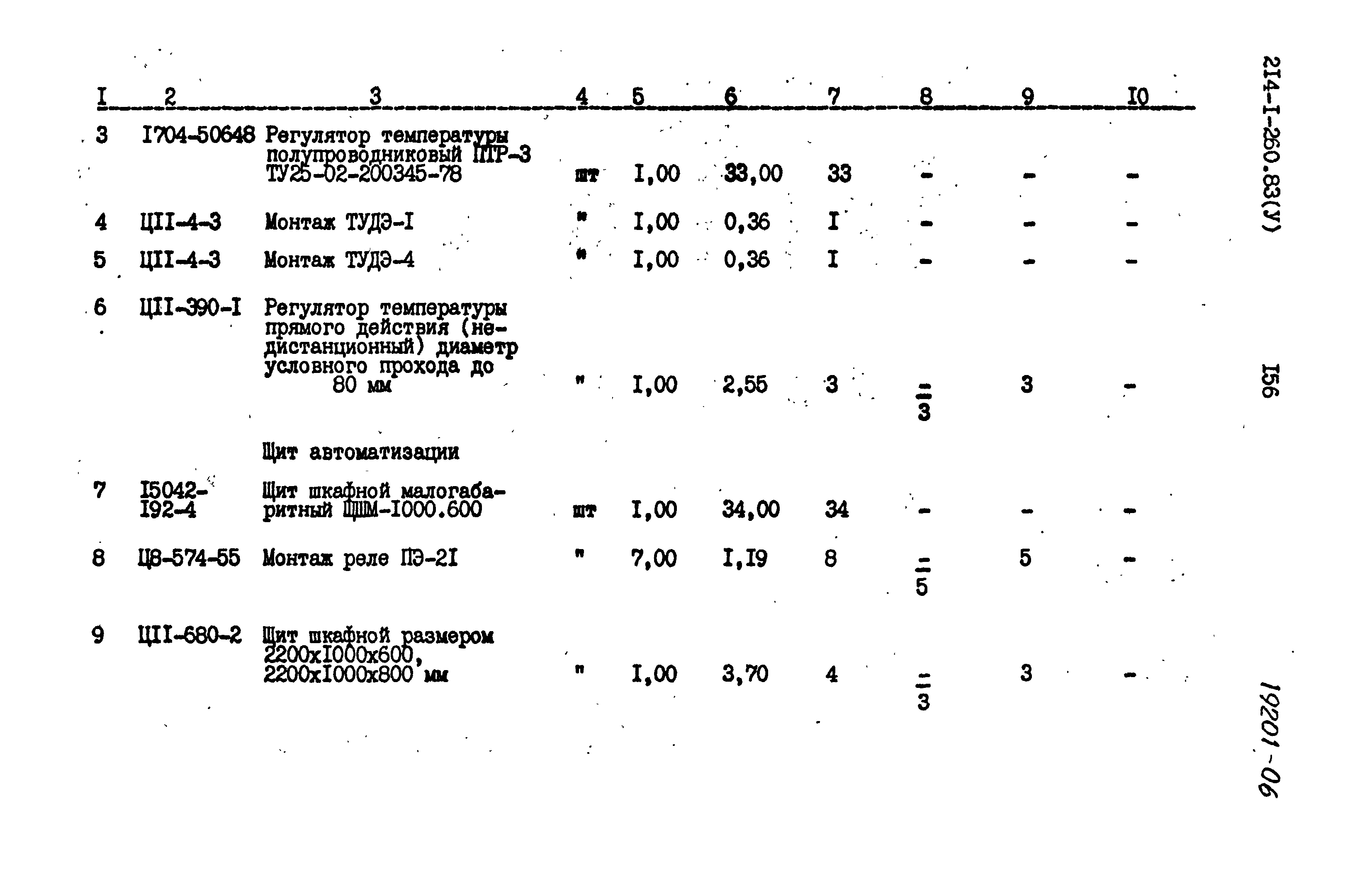 Типовой проект 214-1-260.83