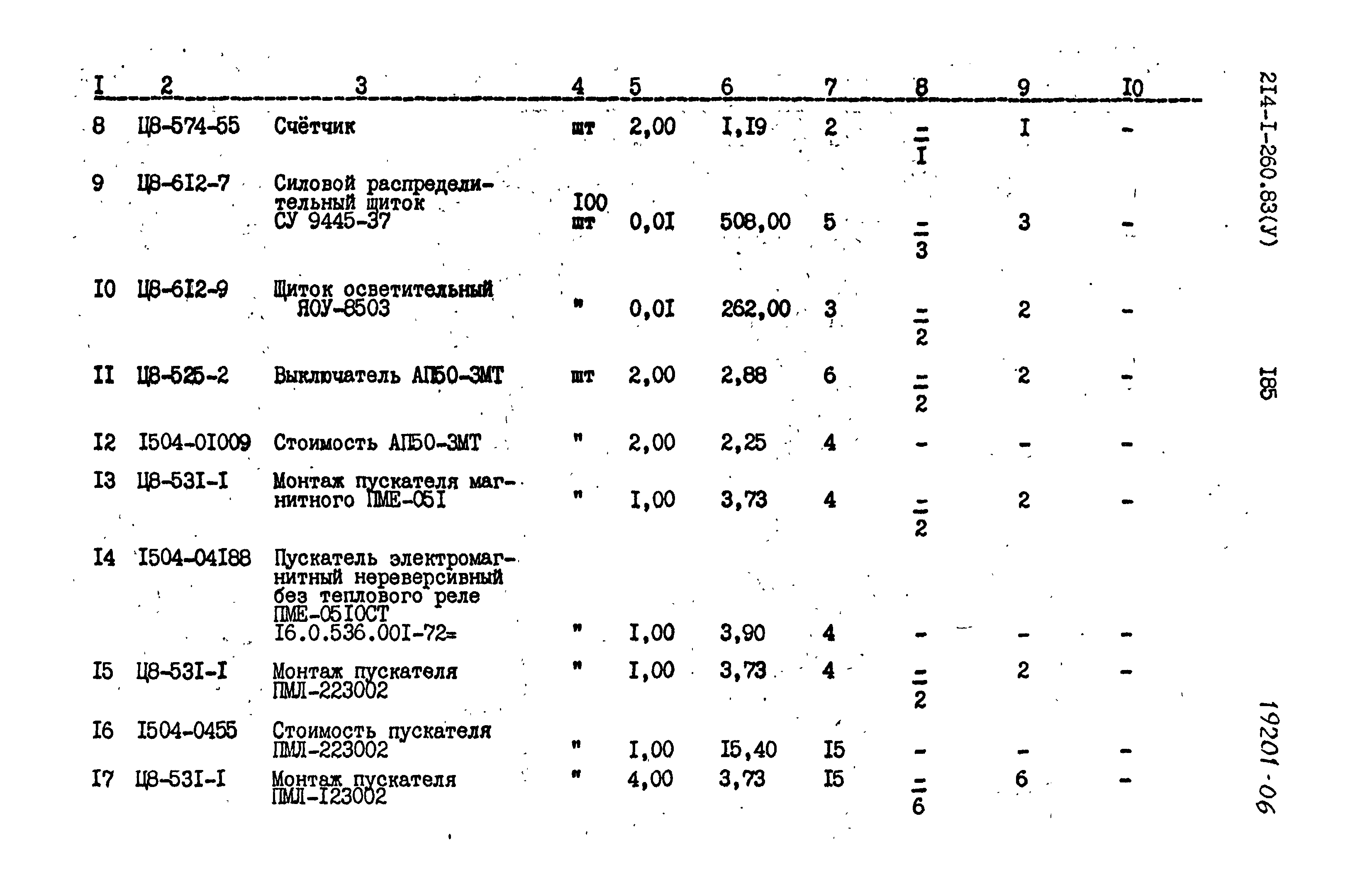 Типовой проект 214-1-260.83