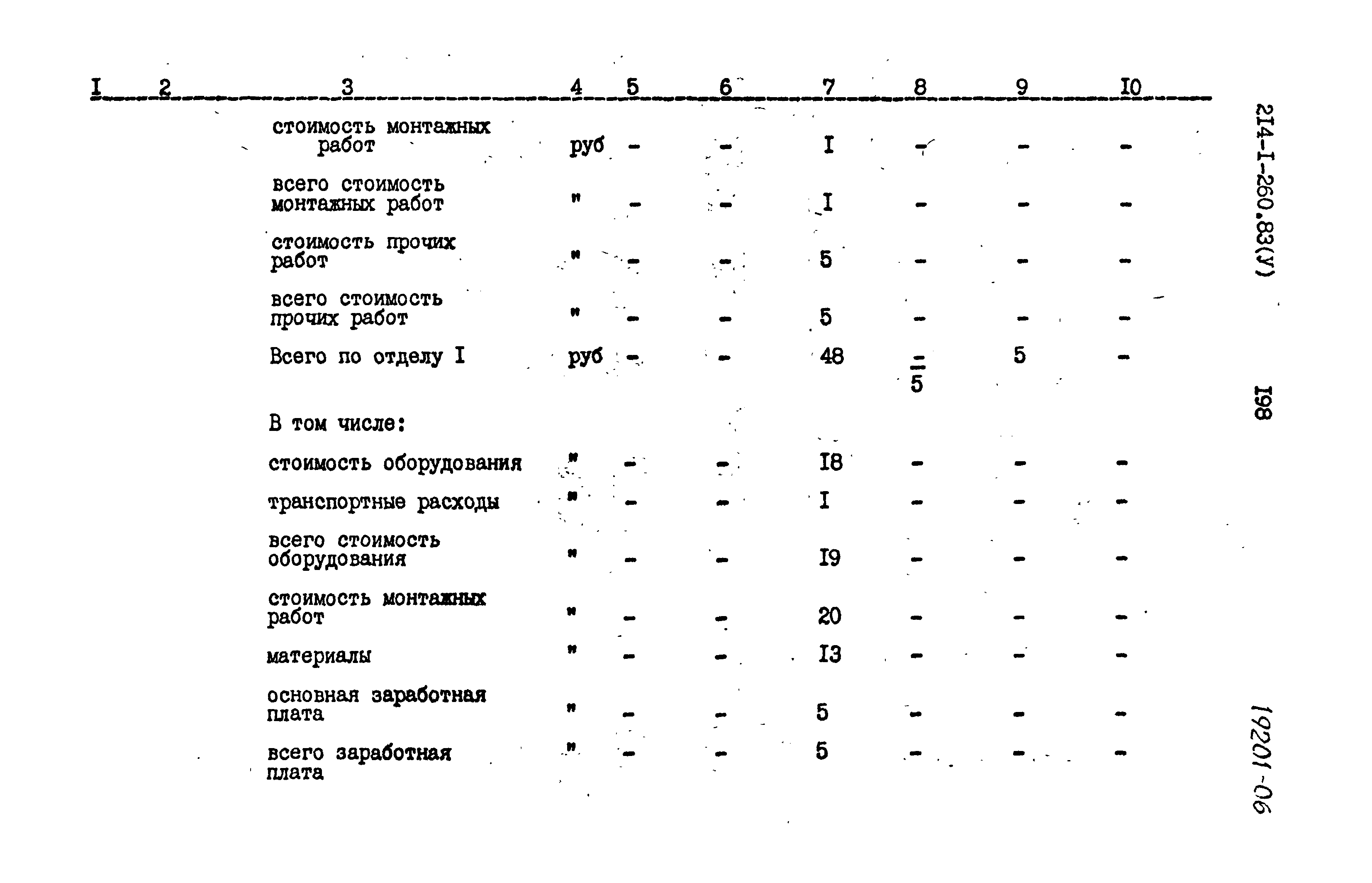 Типовой проект 214-1-260.83